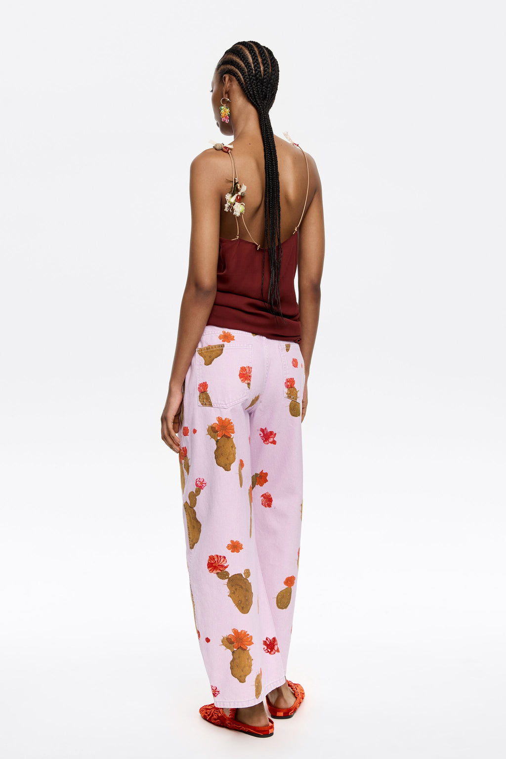 BARREL - Pink Cactus jeans