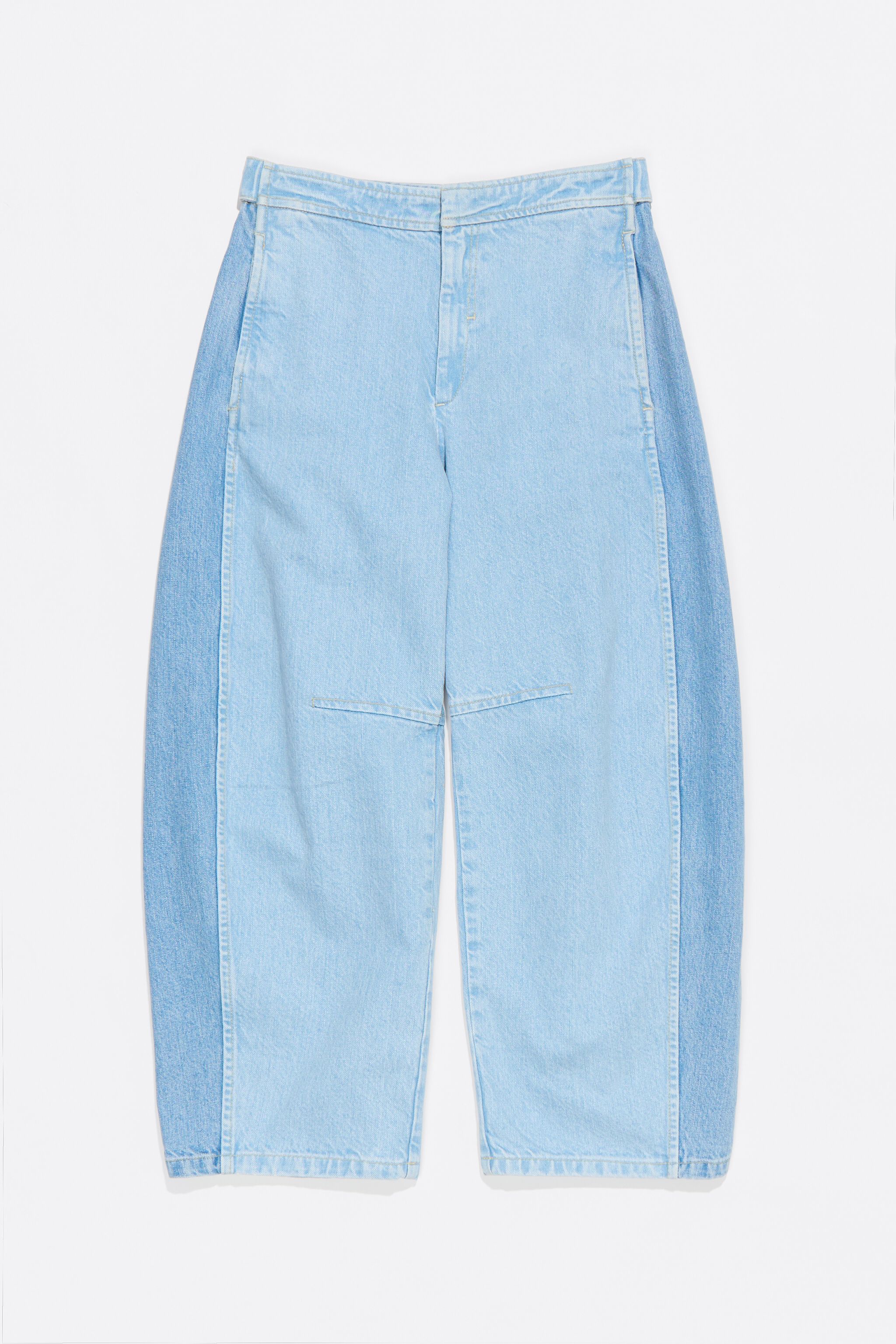 BARREL - Two-tone blue jeans