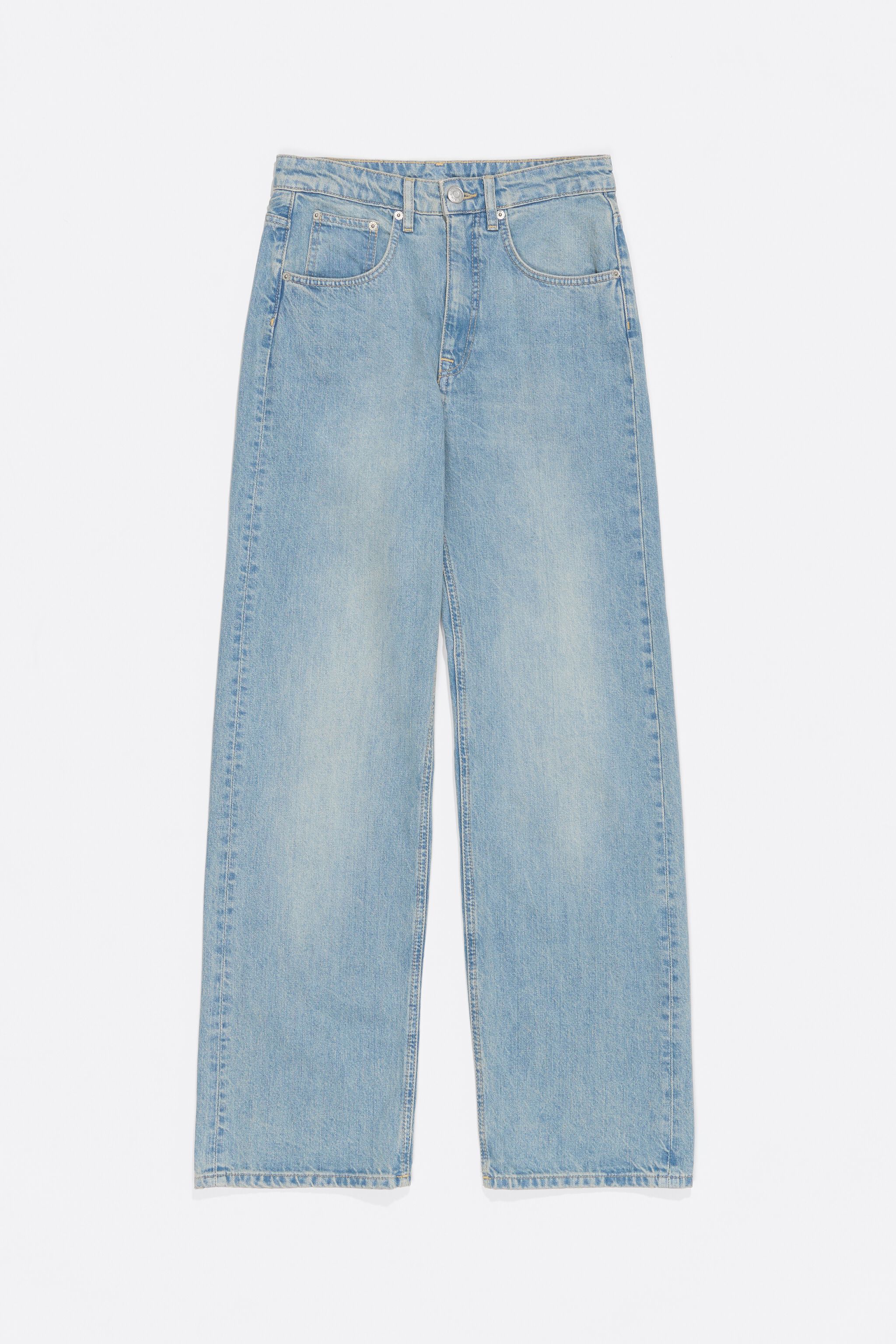 WIDE LEG - Light blue jeans