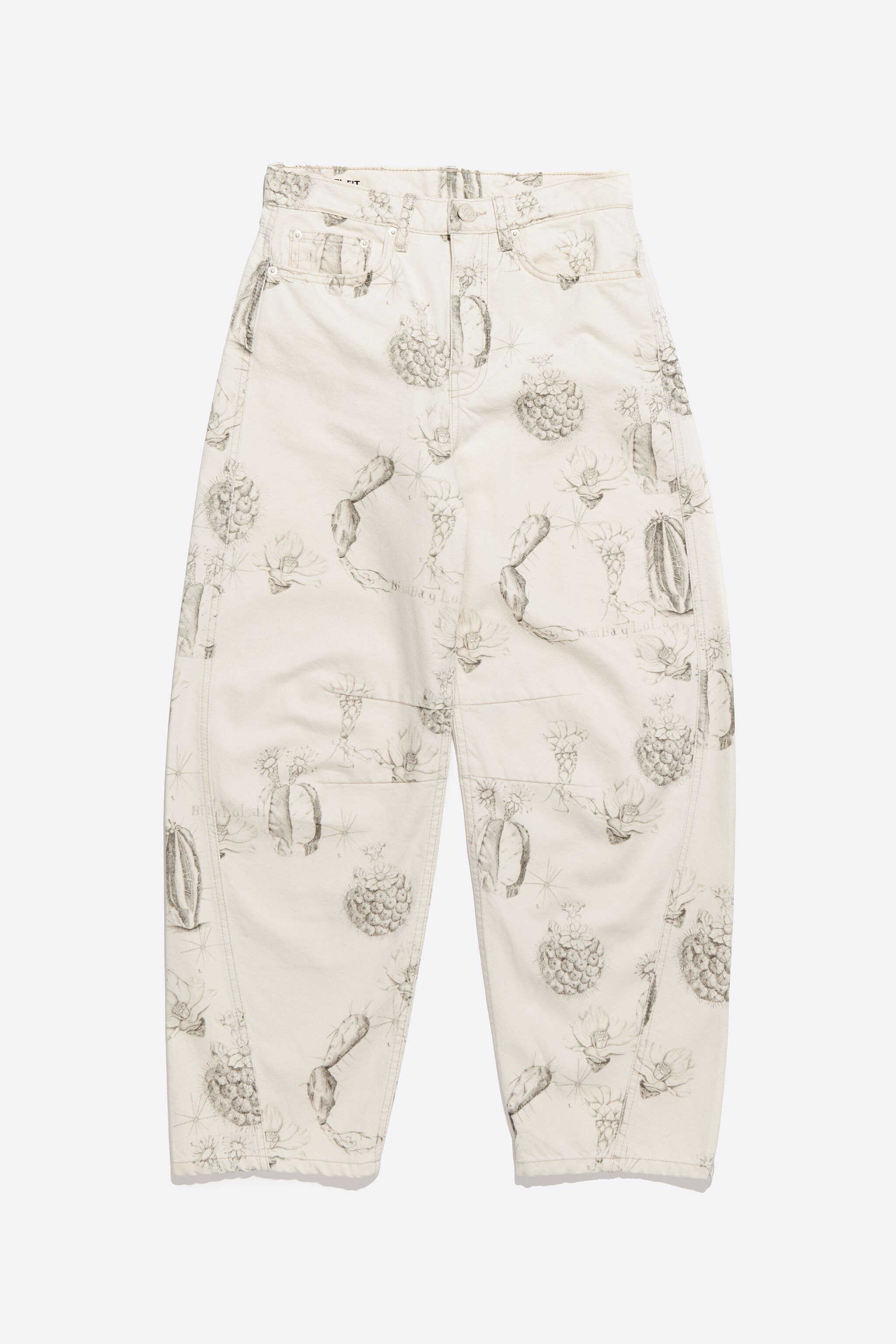 BARREL - White Cactus Lápiz jeans