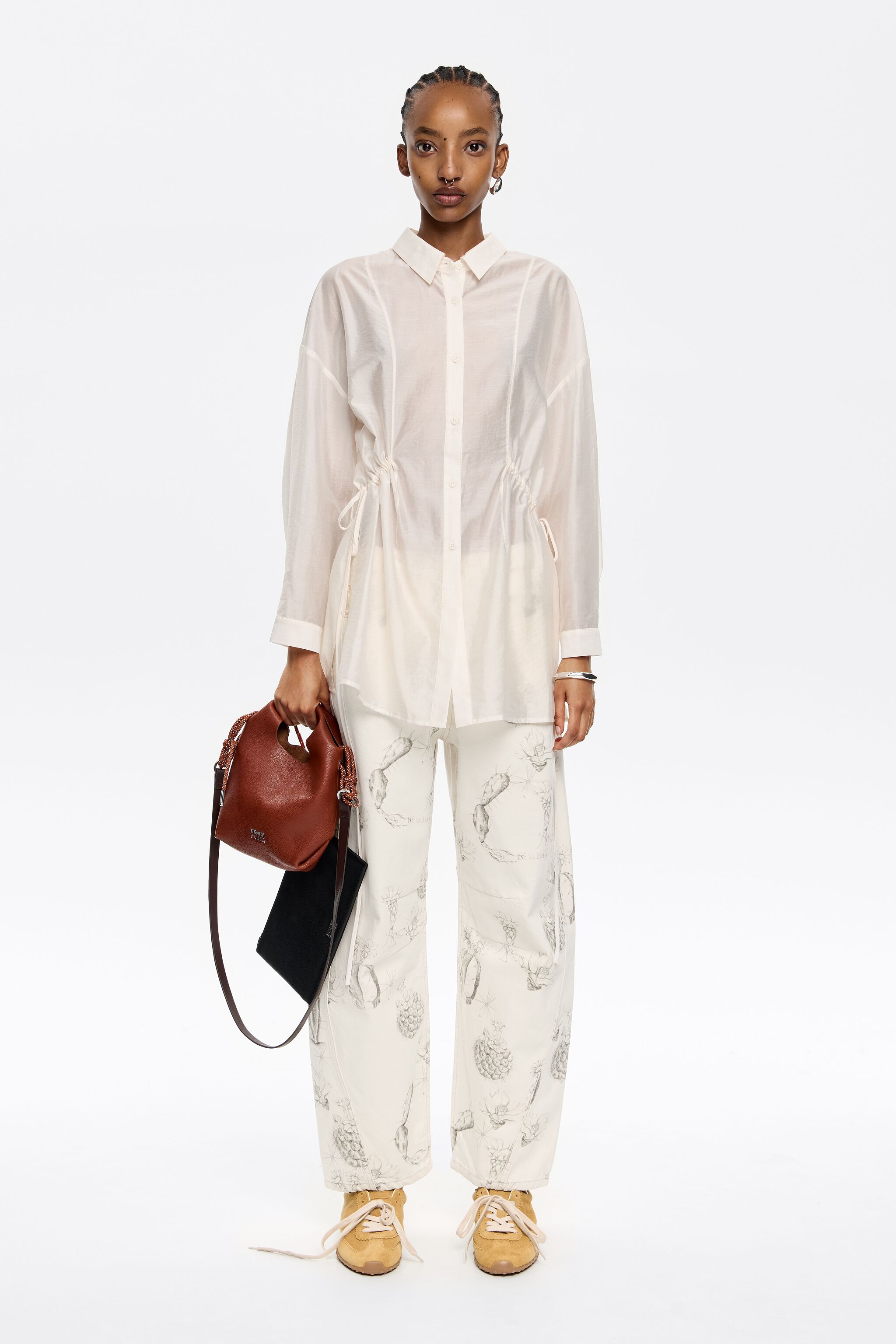 BARREL - White Cactus Lápiz jeans