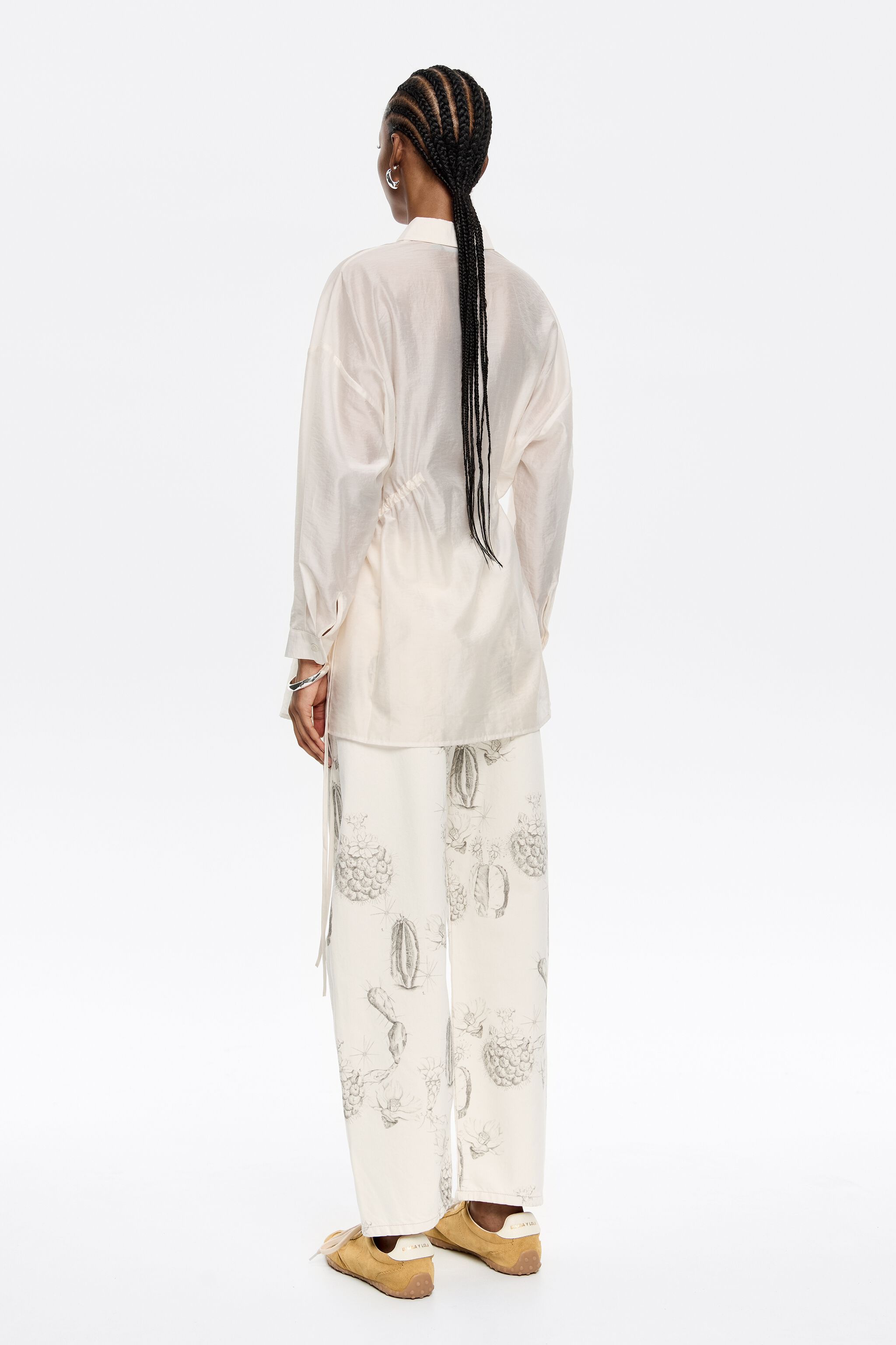 BARREL - White Cactus Lápiz jeans