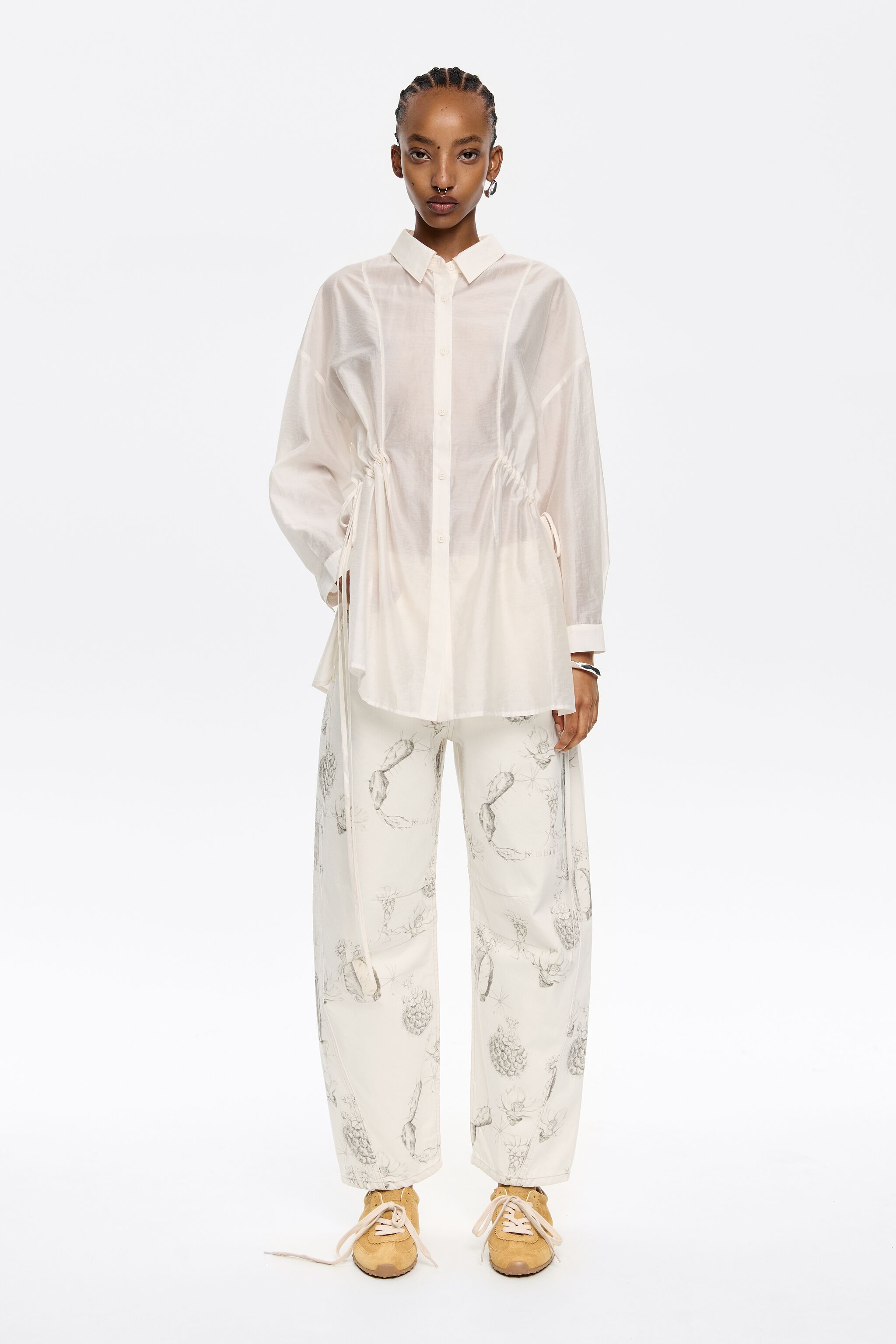 BARREL - White Cactus Lápiz jeans