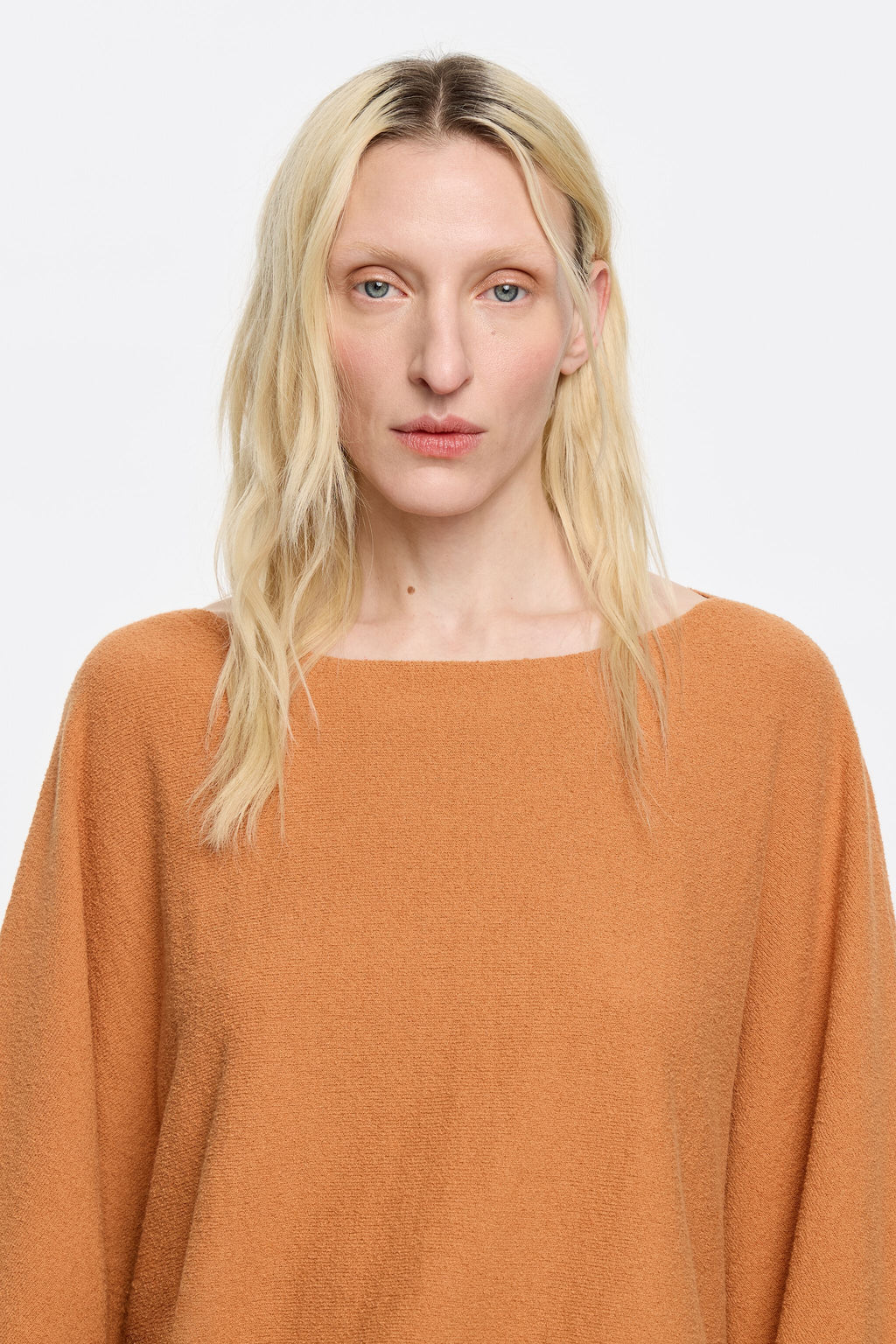 Burnt orange batwing sweater