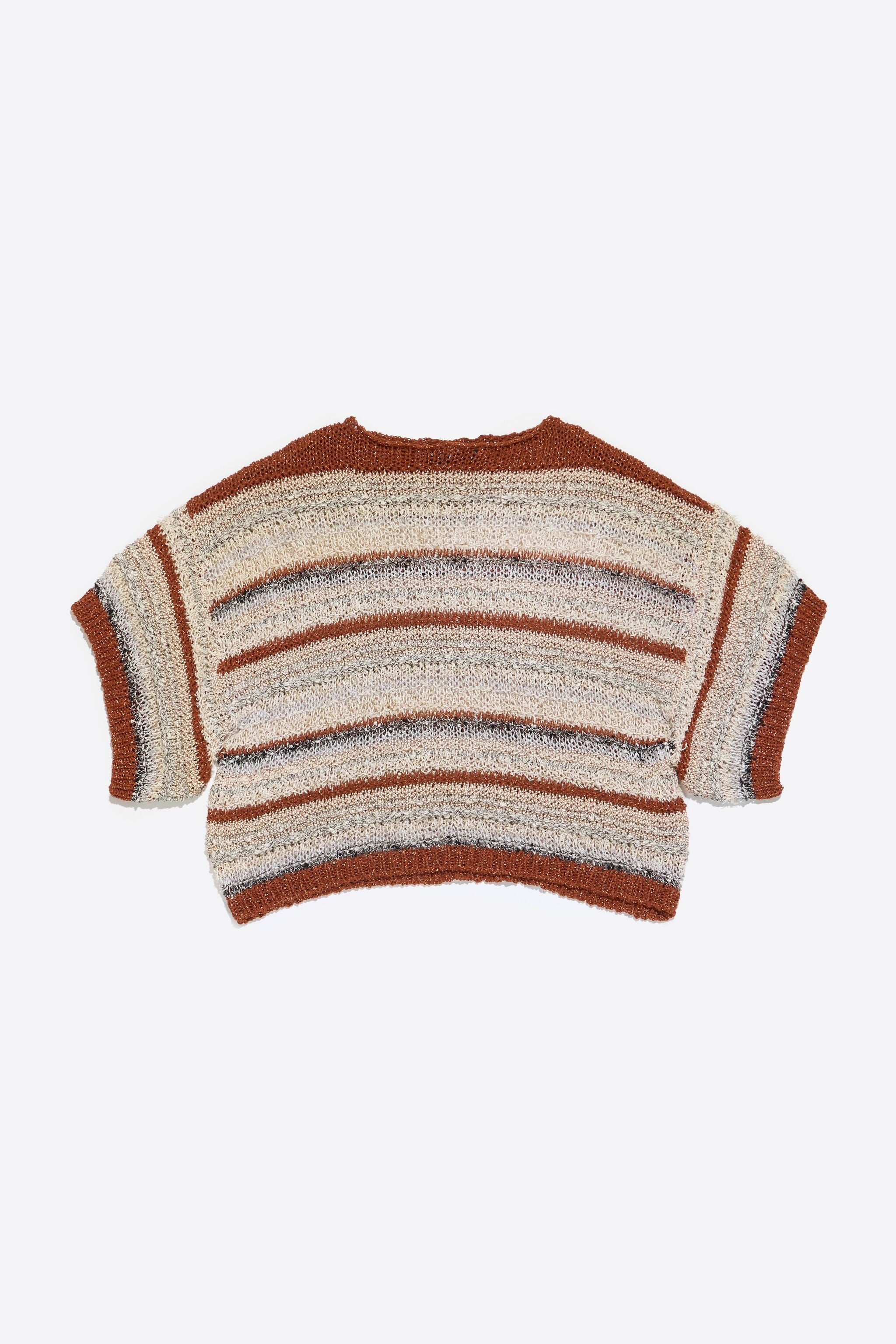 Sand striped sweater