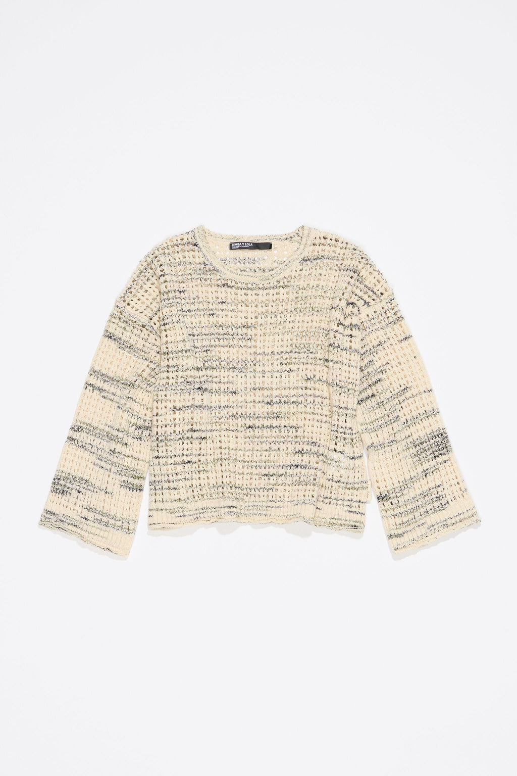 Ivory cotton boxy sweater