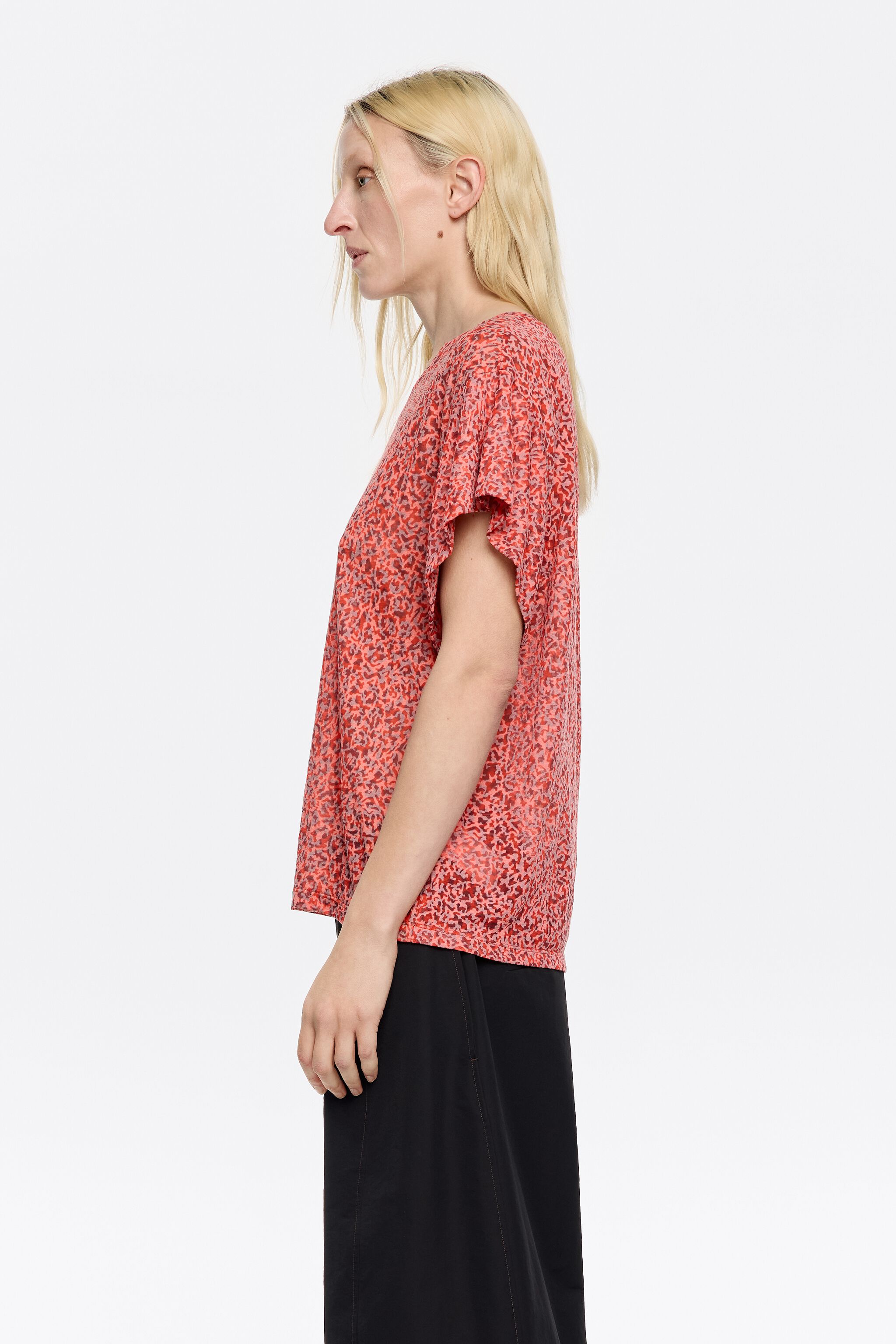 Red Animalspots devoré T-shirt