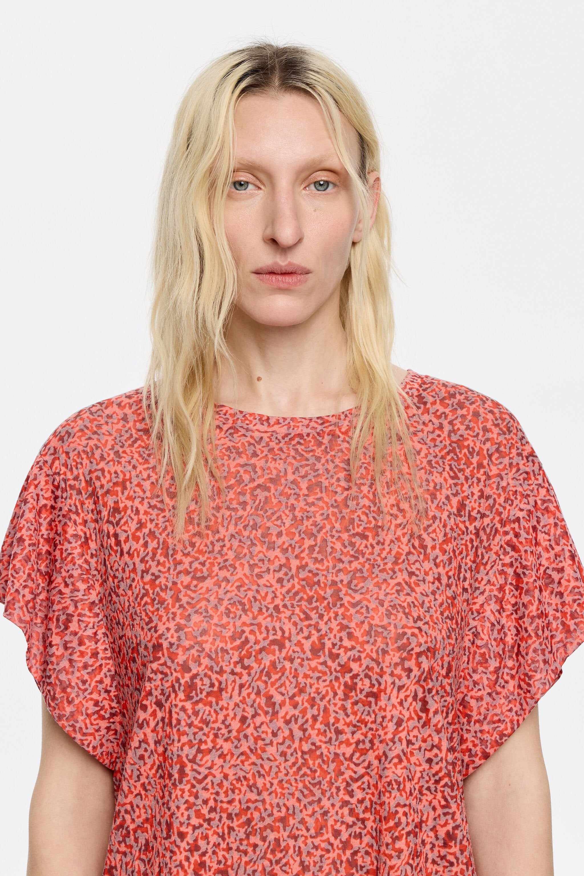 Red Animalspots devoré T-shirt