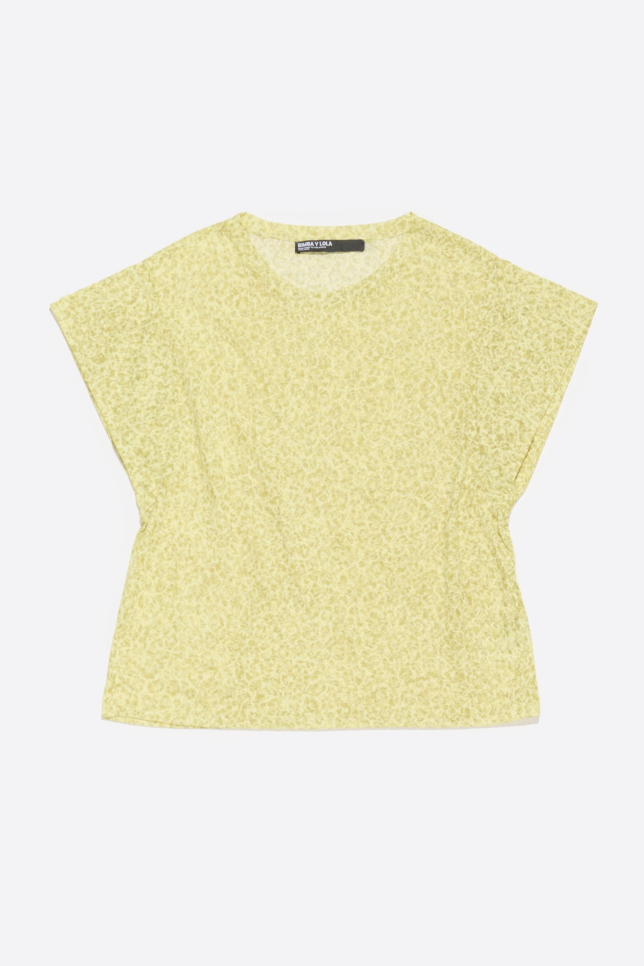 Yellow Animalspots devoré T-shirt