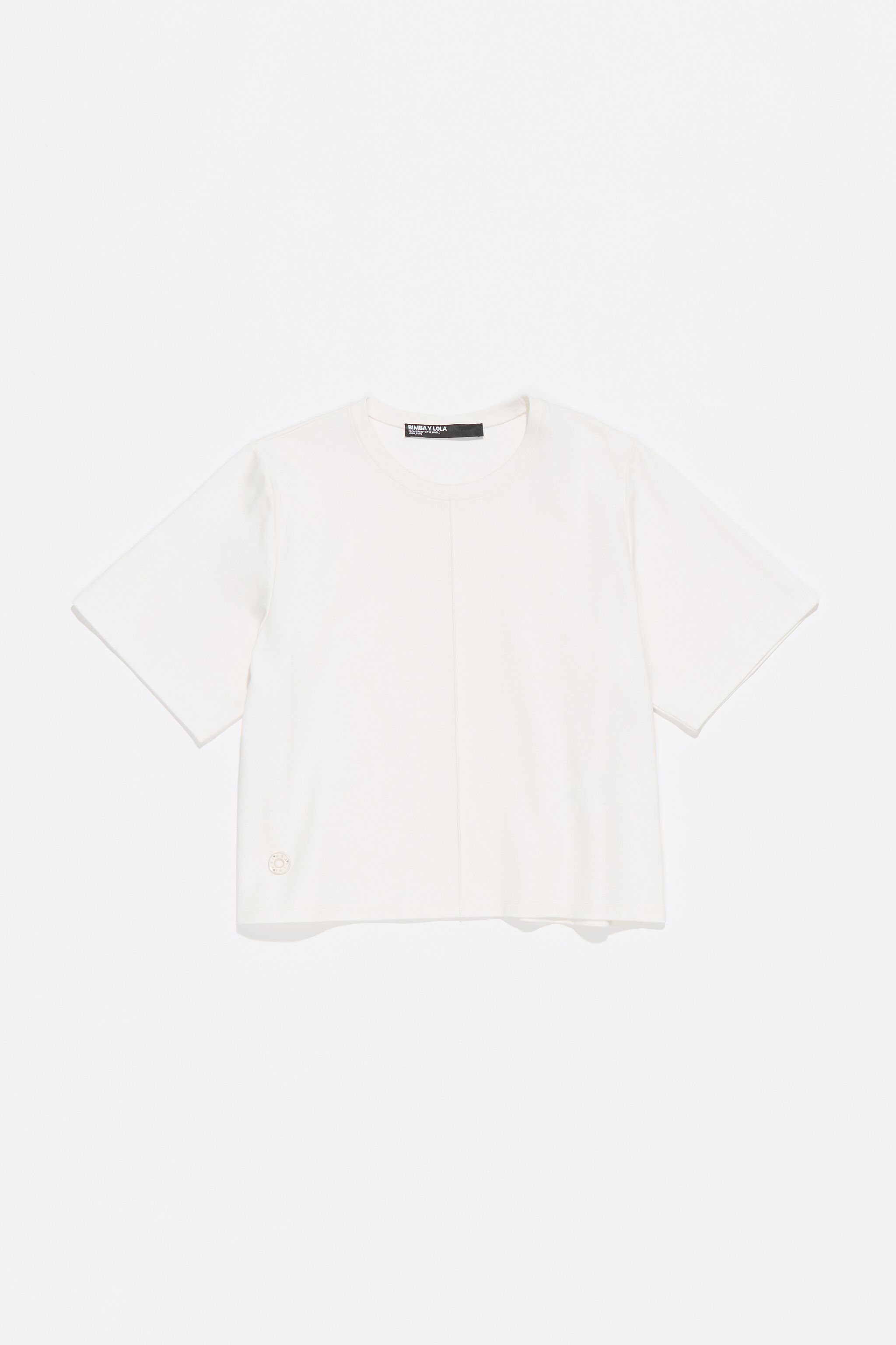 Ivory ponte di roma straight T-shirt