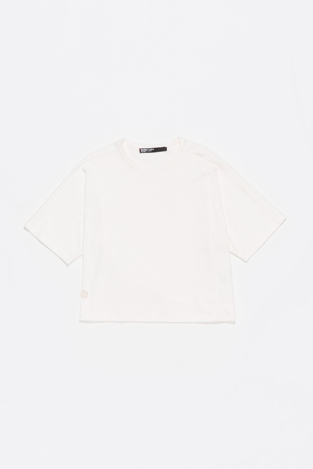 Ivory ponte di roma cape T-shirt