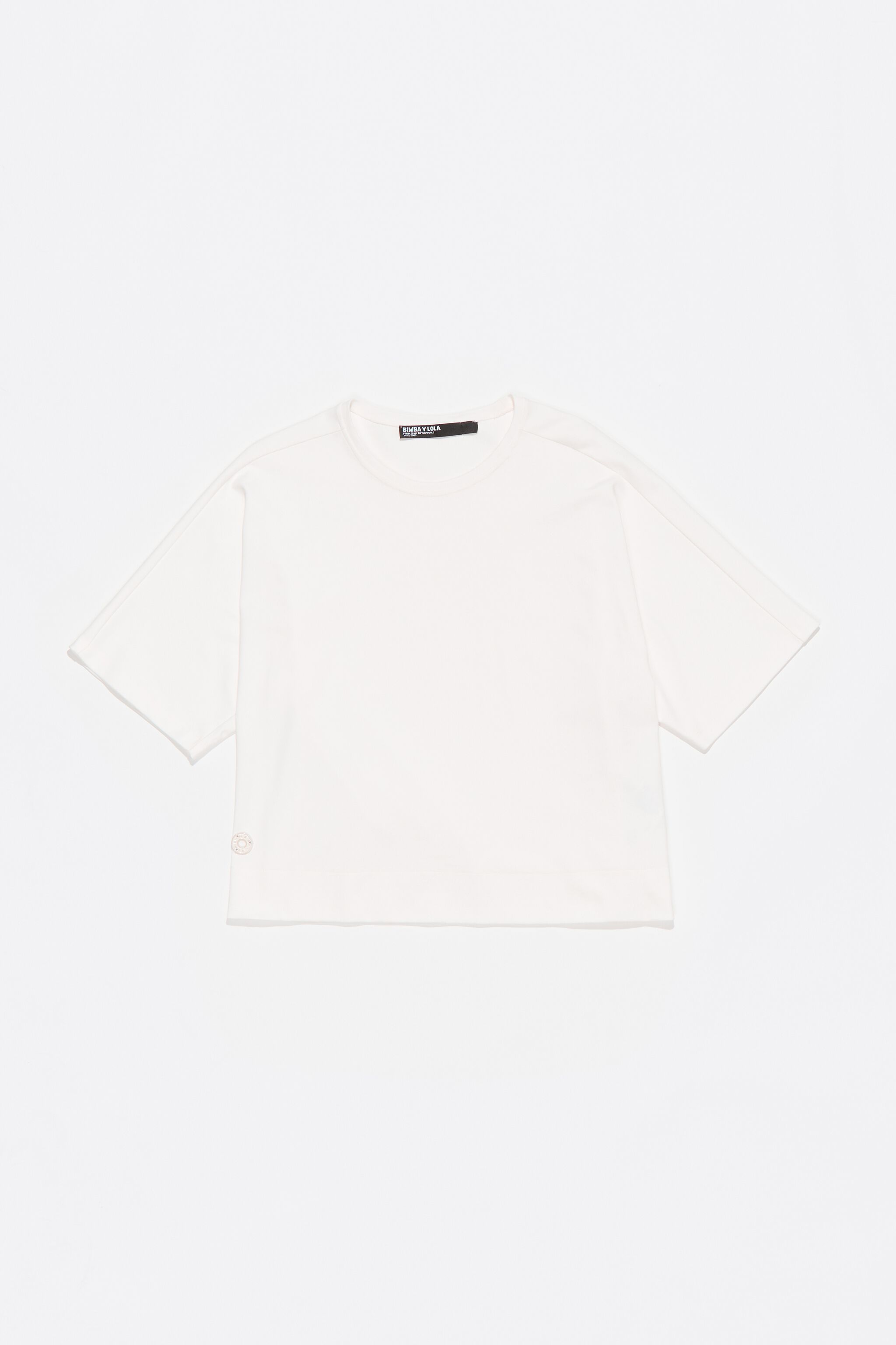 Ivory ponte di roma cape T-shirt