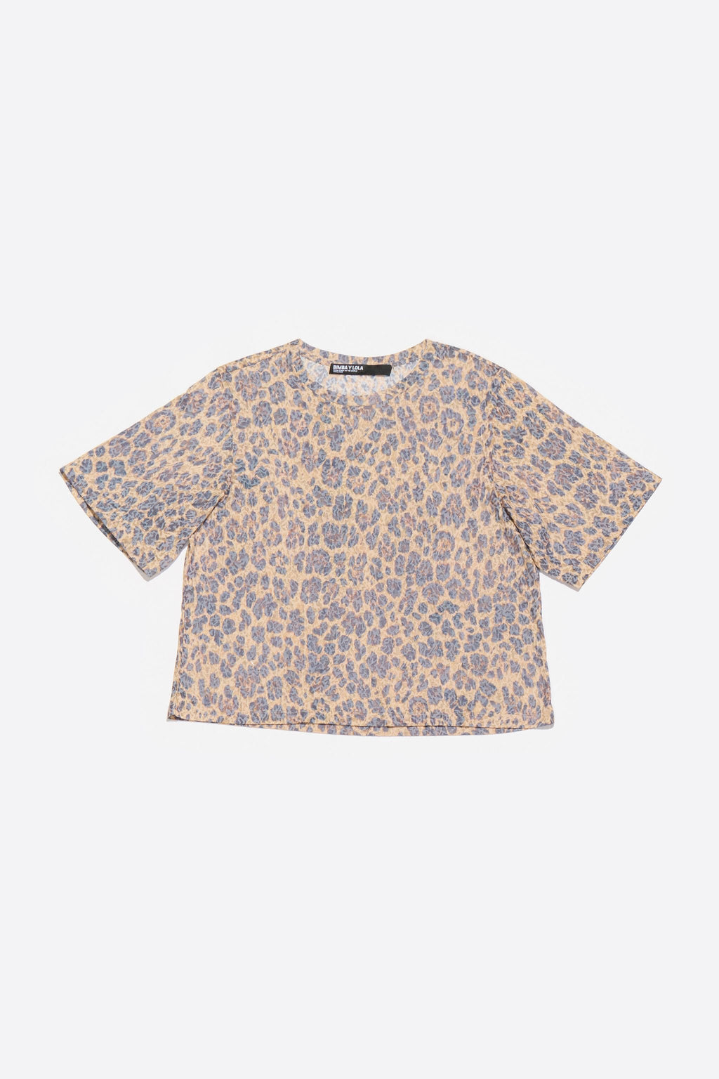 Beige Leopard devoré T-shirt