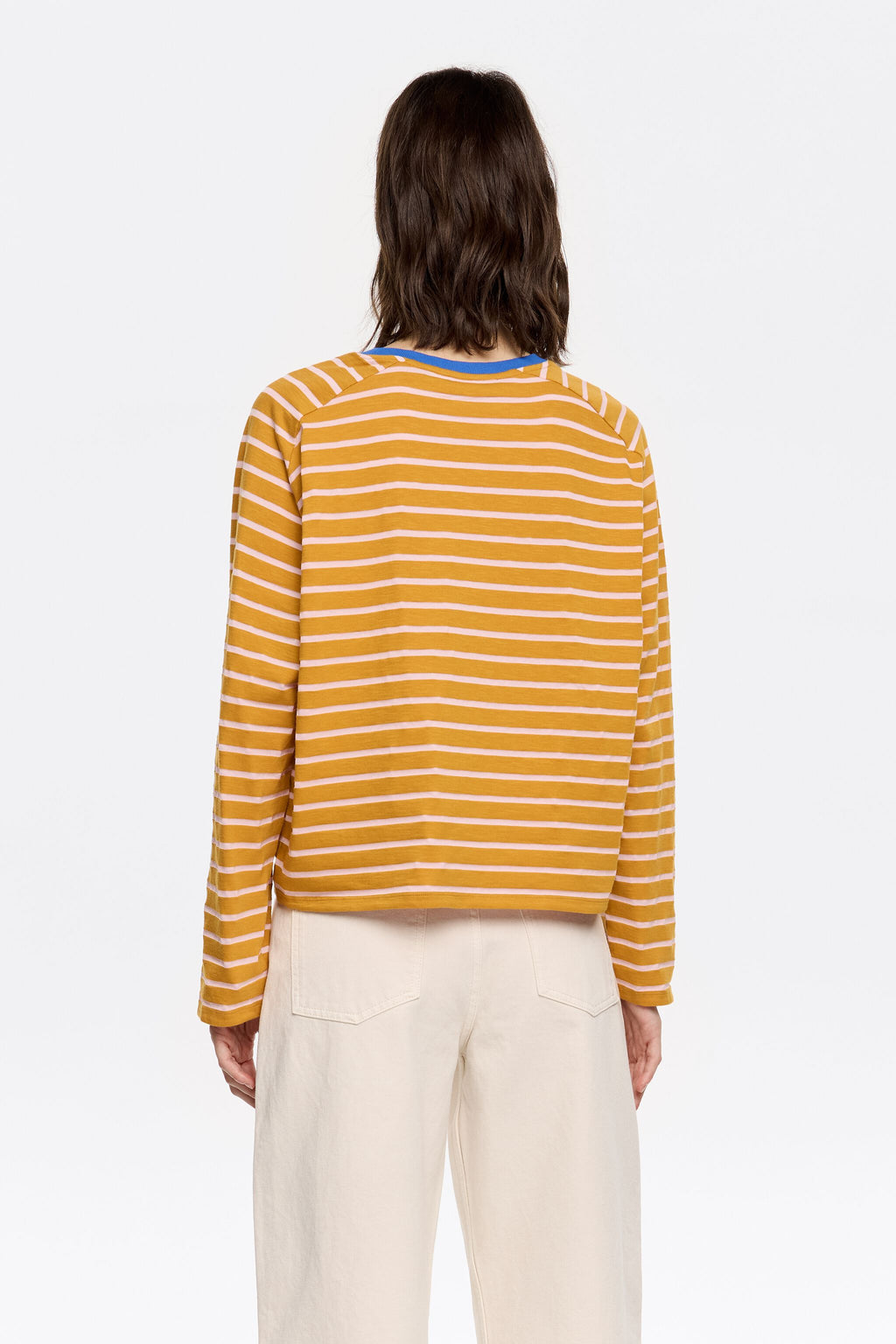 Caramel striped T-shirt