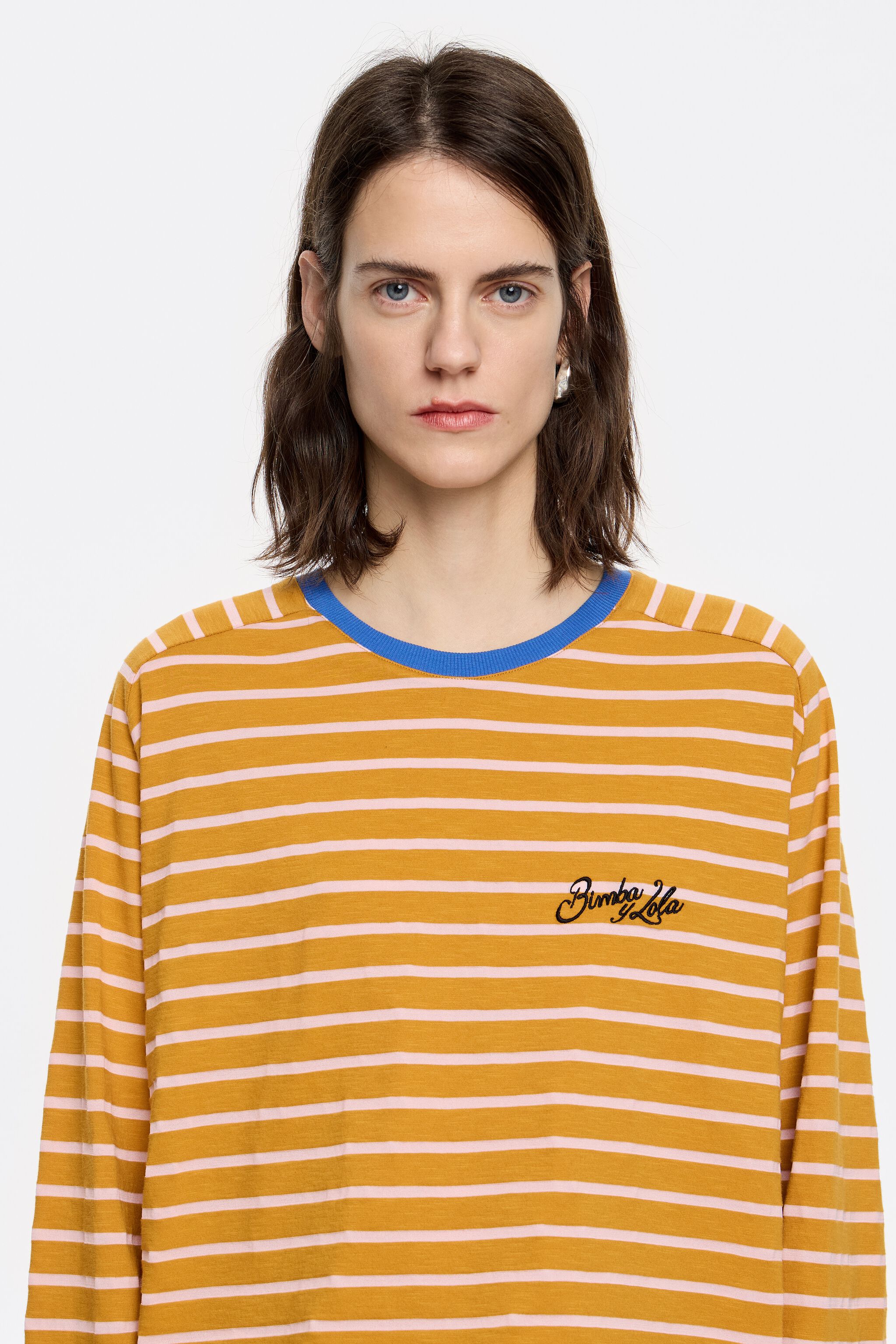 Caramel striped T-shirt