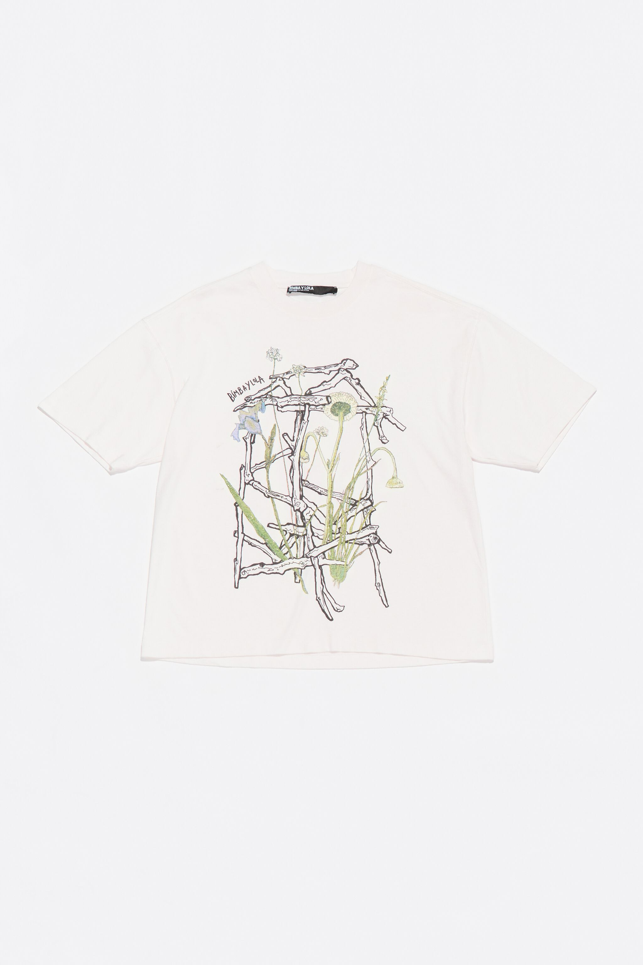 White oversize logo T-shirt