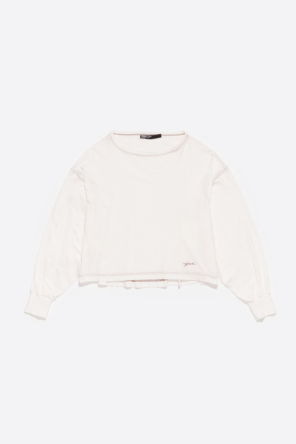 Ivory cotton T-shirt