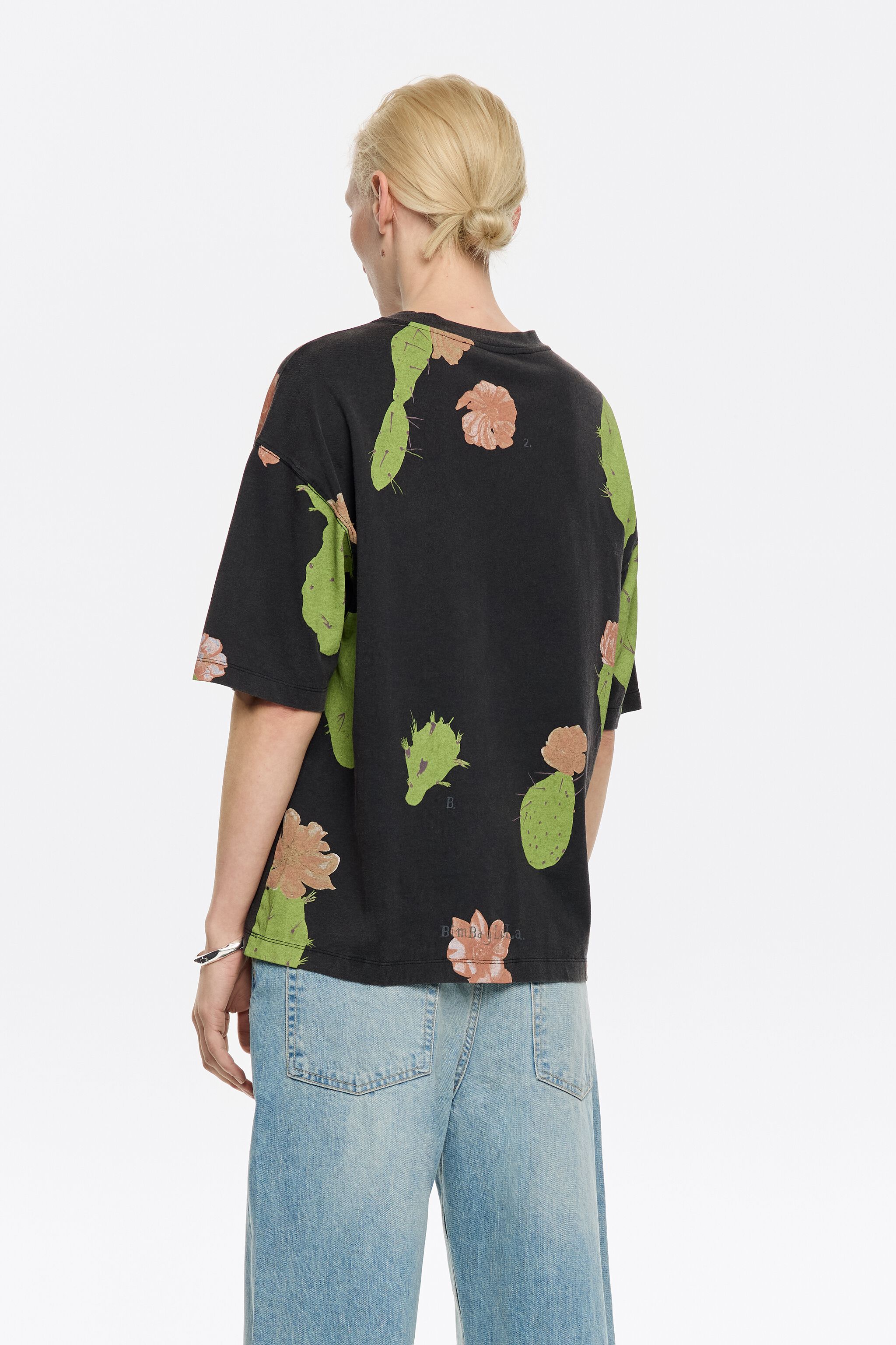 Oversize black Cactus T-shirt