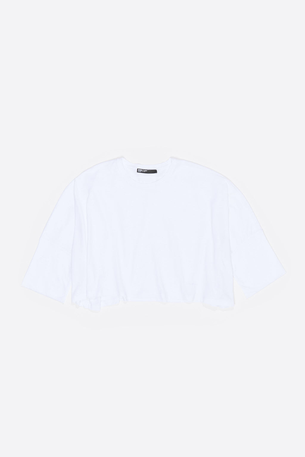 Oversize white cotton shirt
