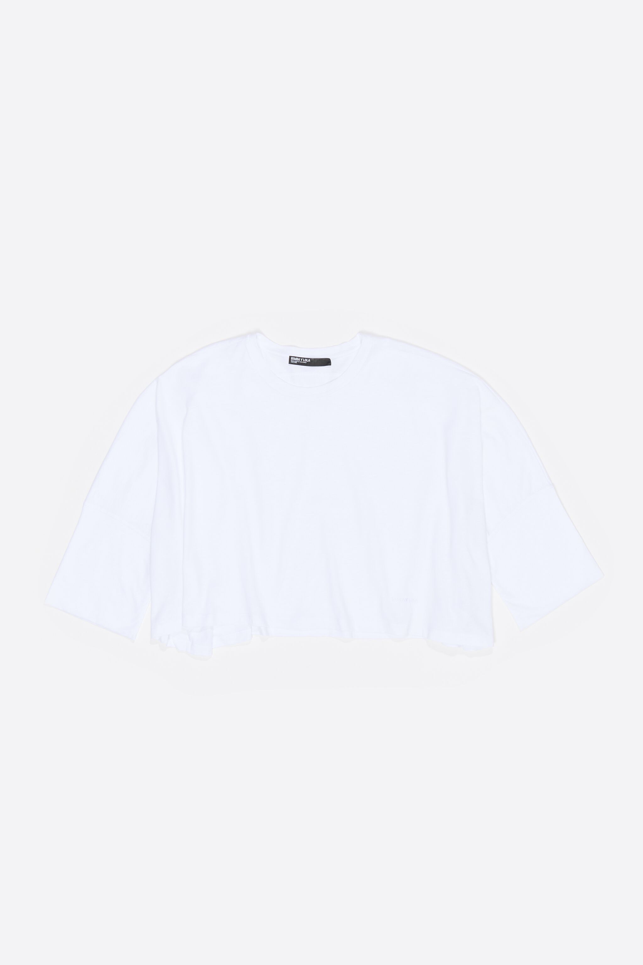 Oversize white cotton shirt