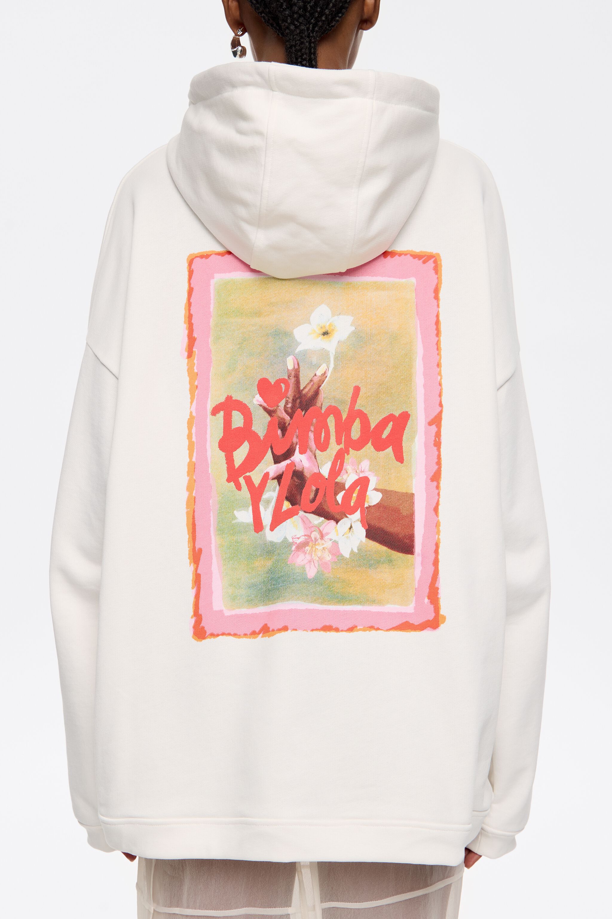 White logo sweatshirt