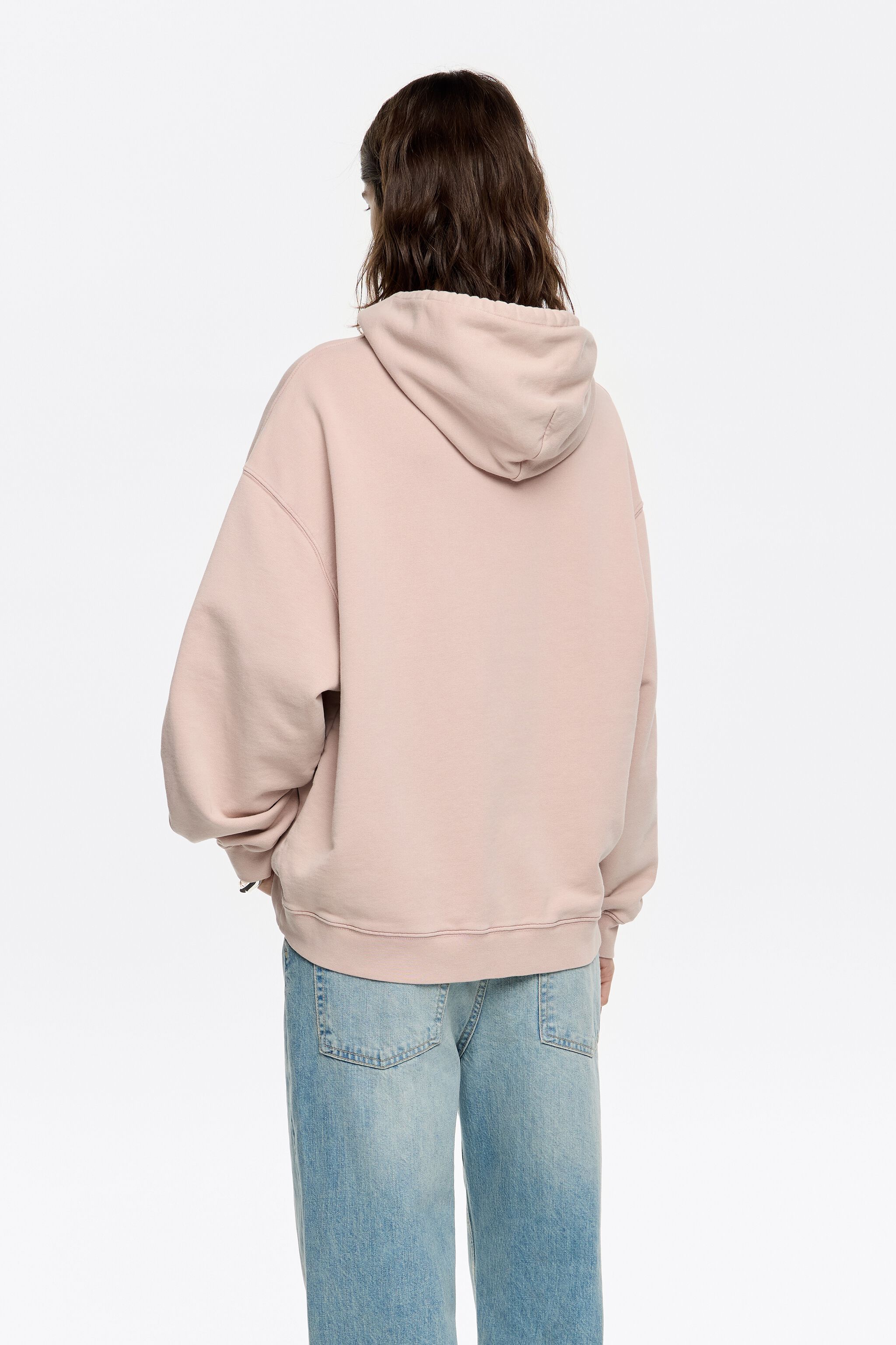 Powder pink logo sweatshirt