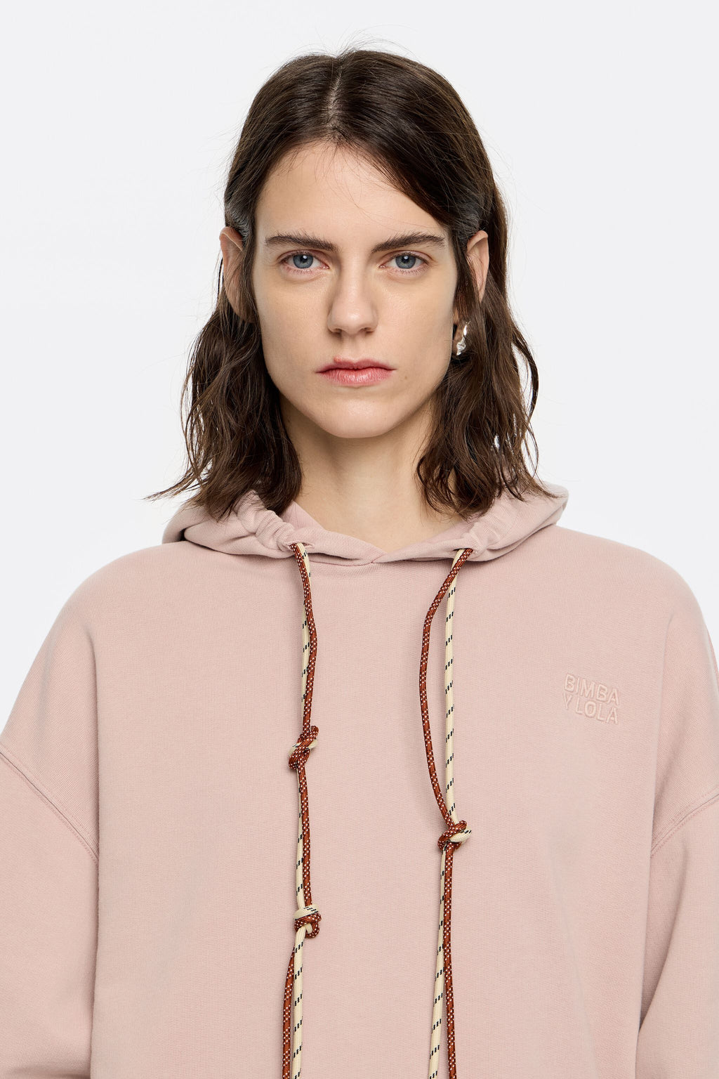 Powder pink logo sweatshirt