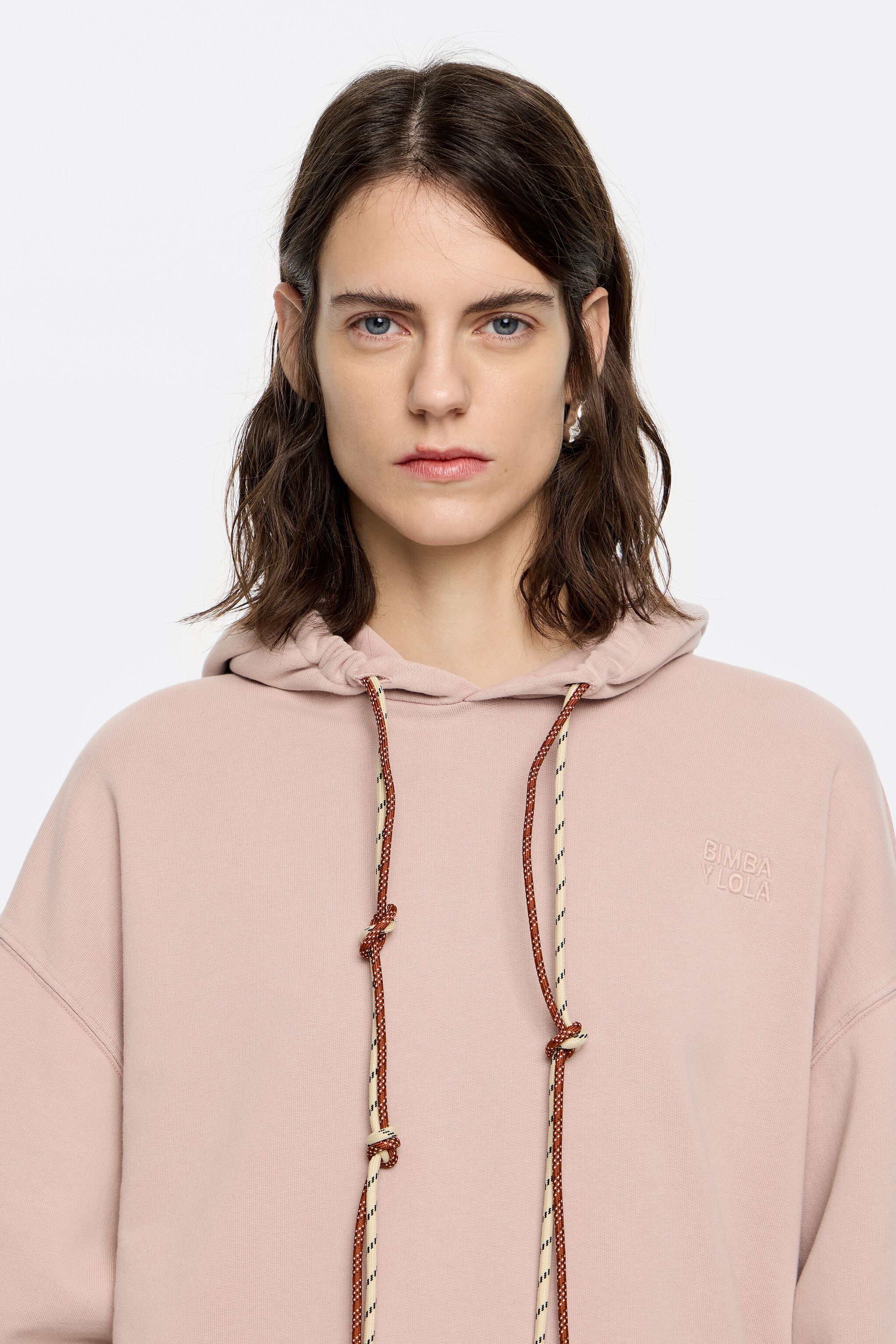 Powder pink logo sweatshirt