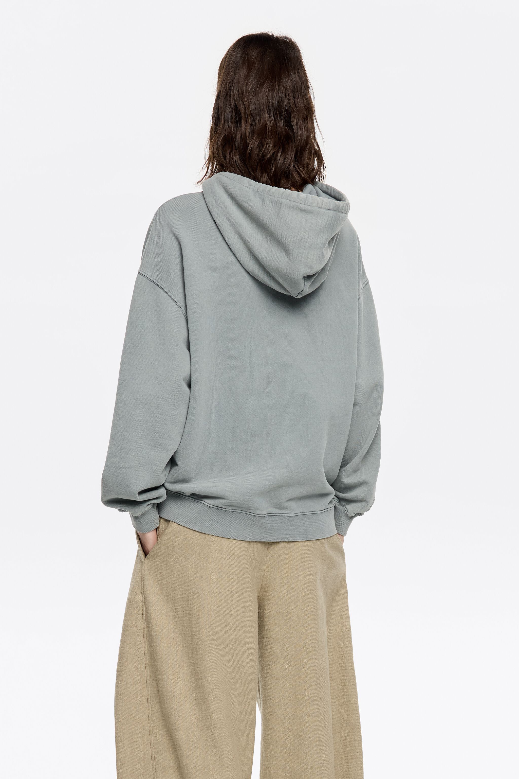 Powder green logo sweatshirt