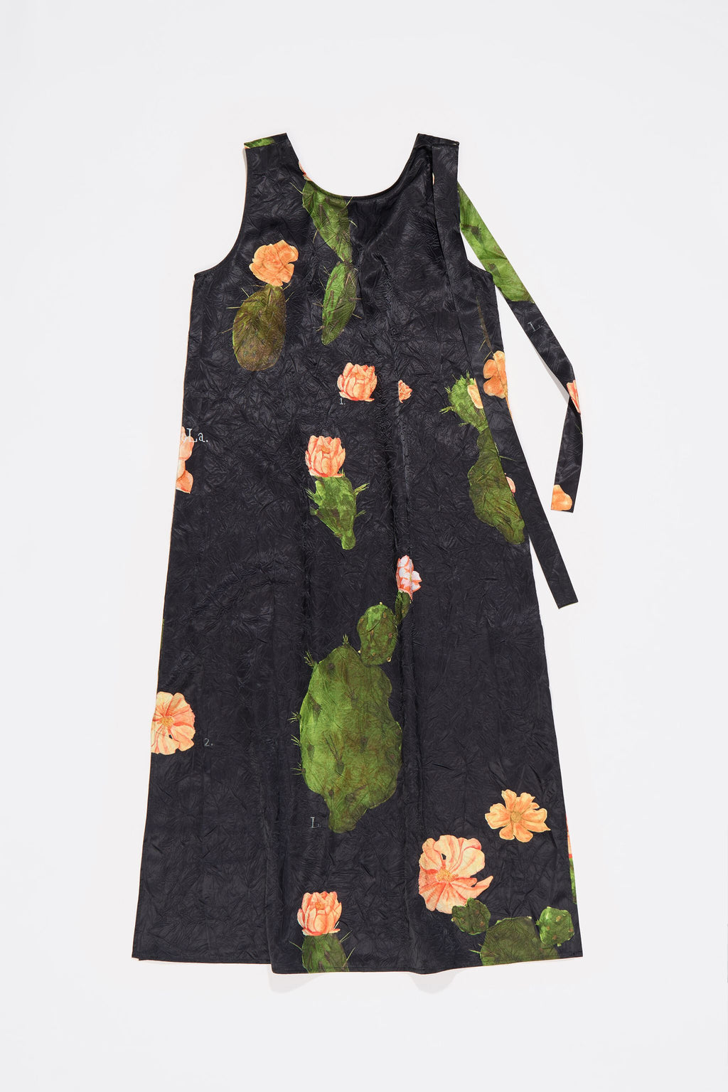 Black Cactus A-line dress