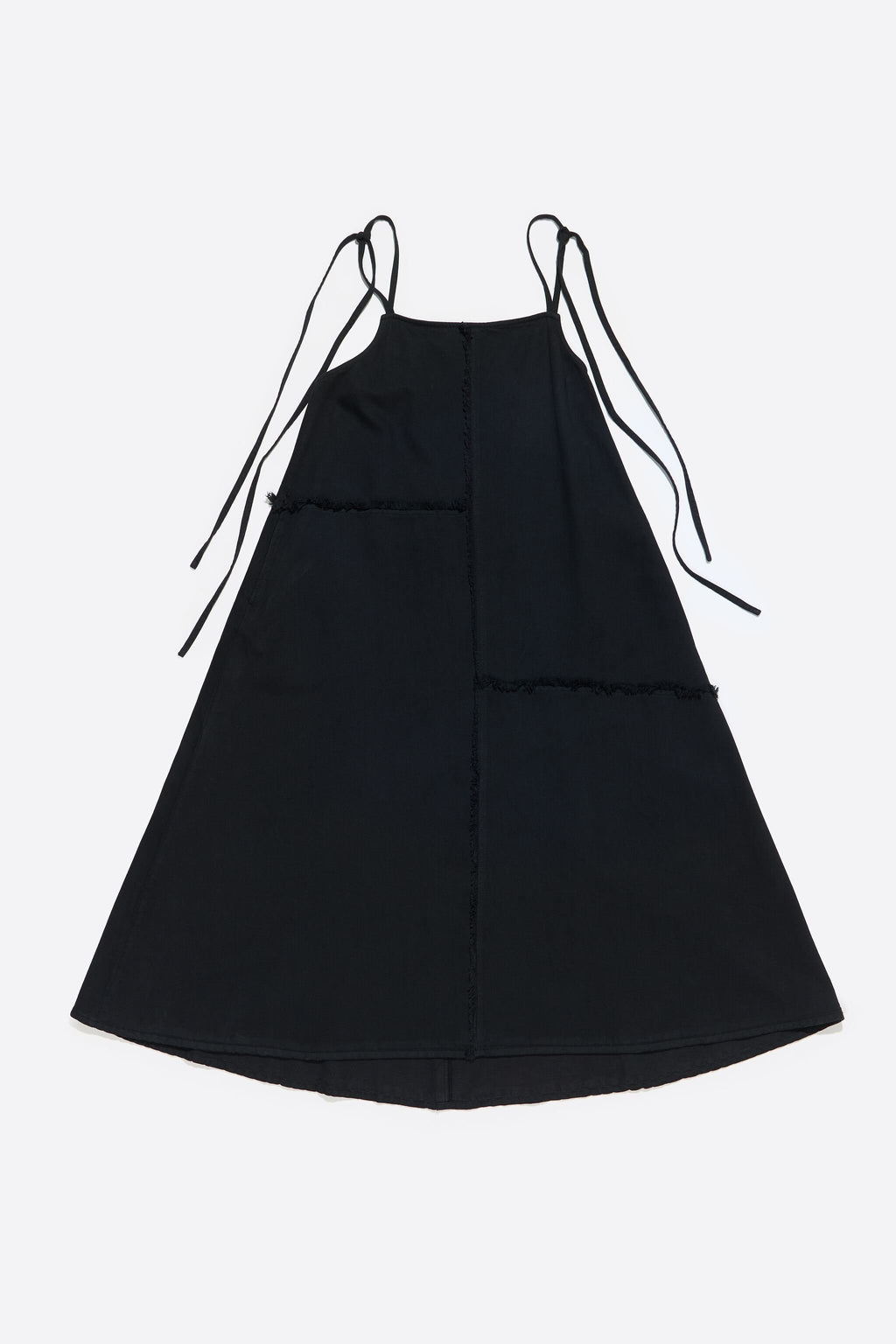 Black A-line midi dress