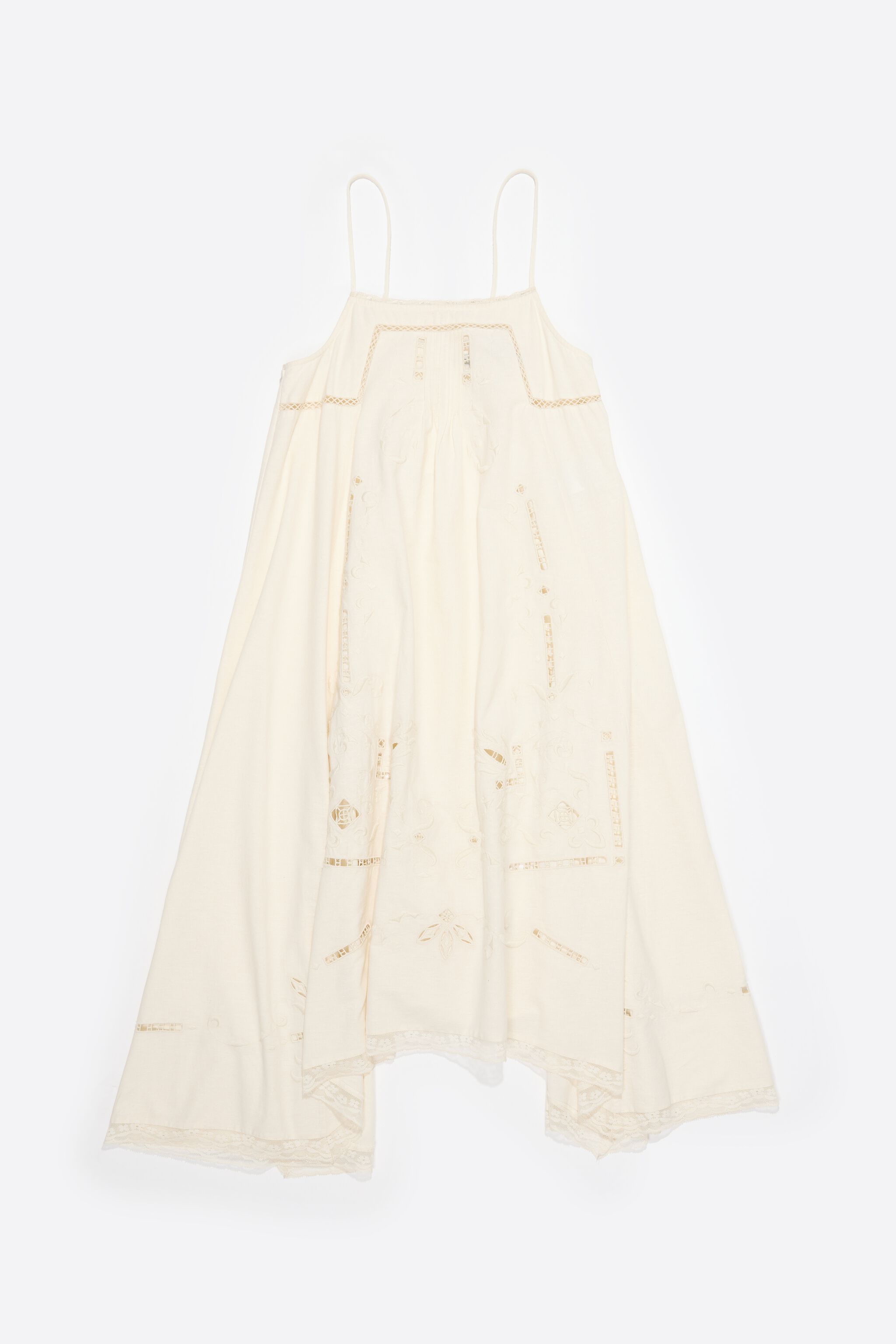 Cream broderie anglaise dress