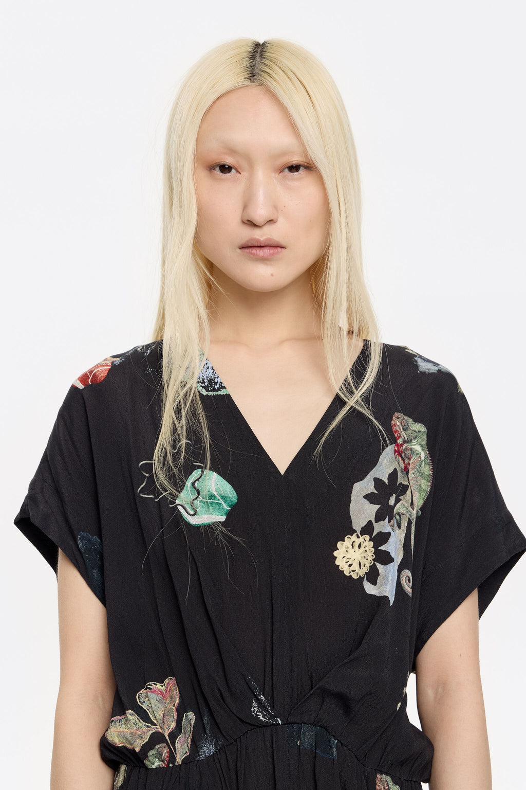 Short anthracite Chameleon playsuit