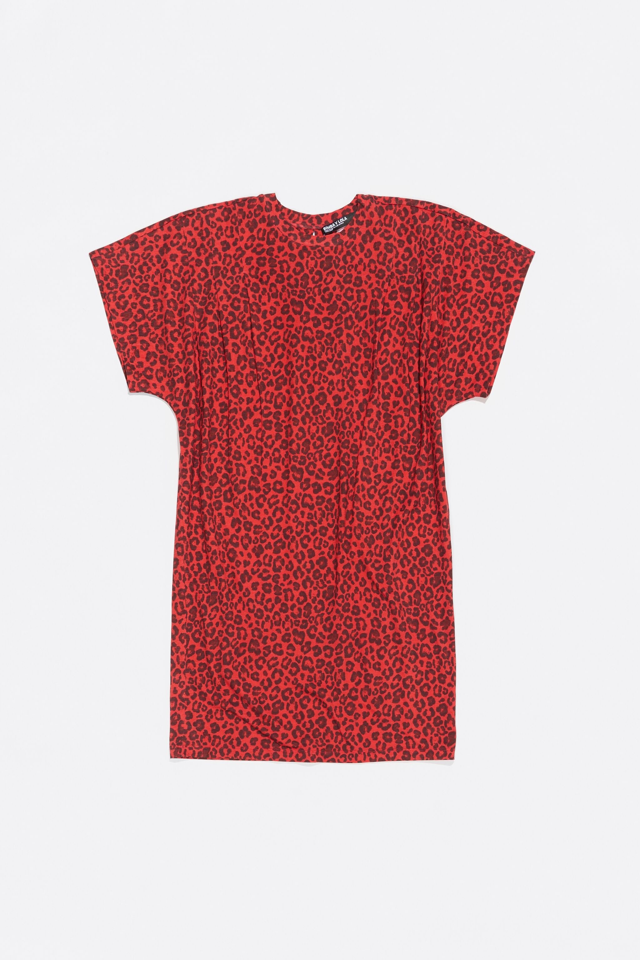 Red Animalspots mini dress