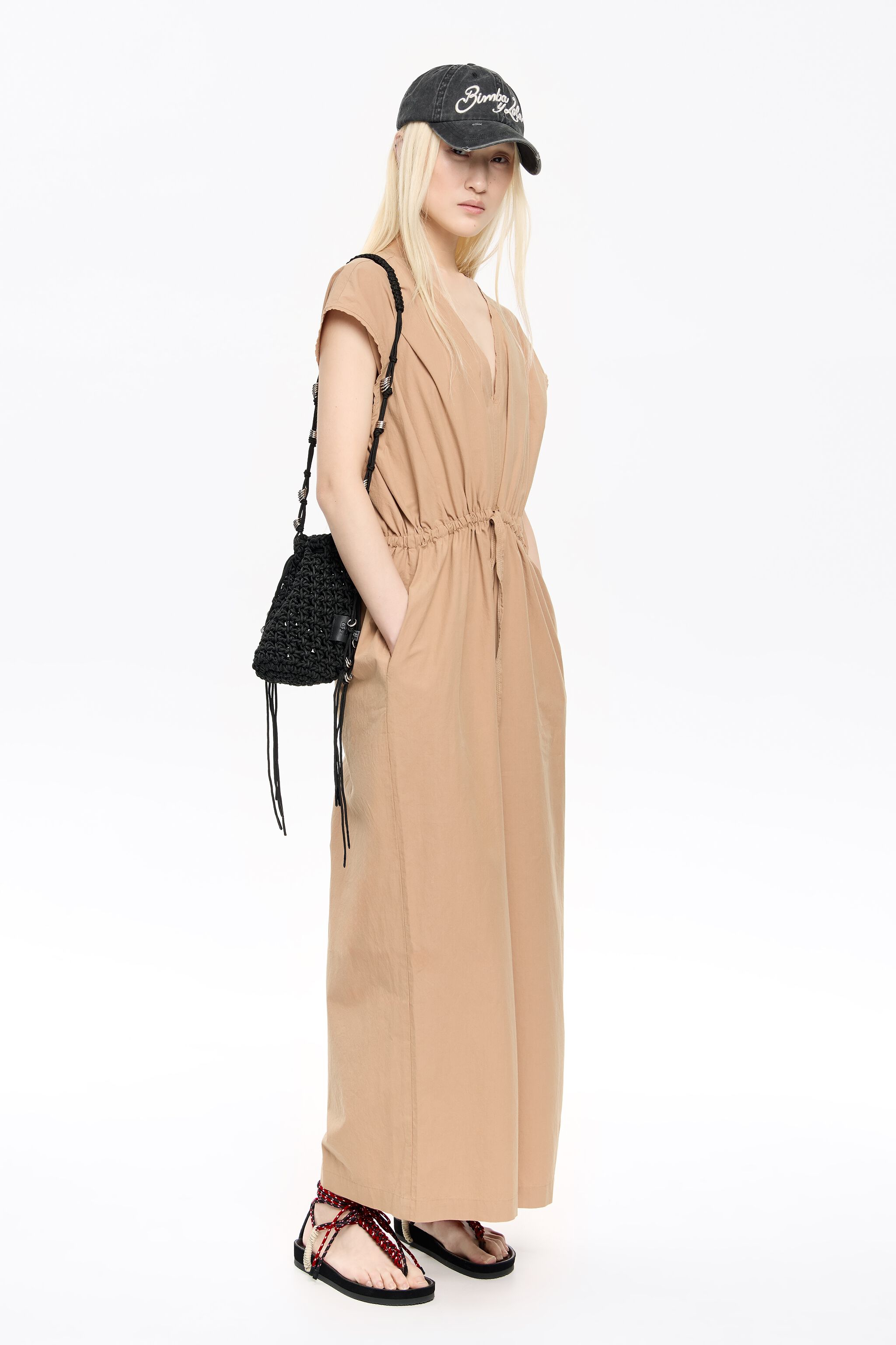 Camel jumpsuit