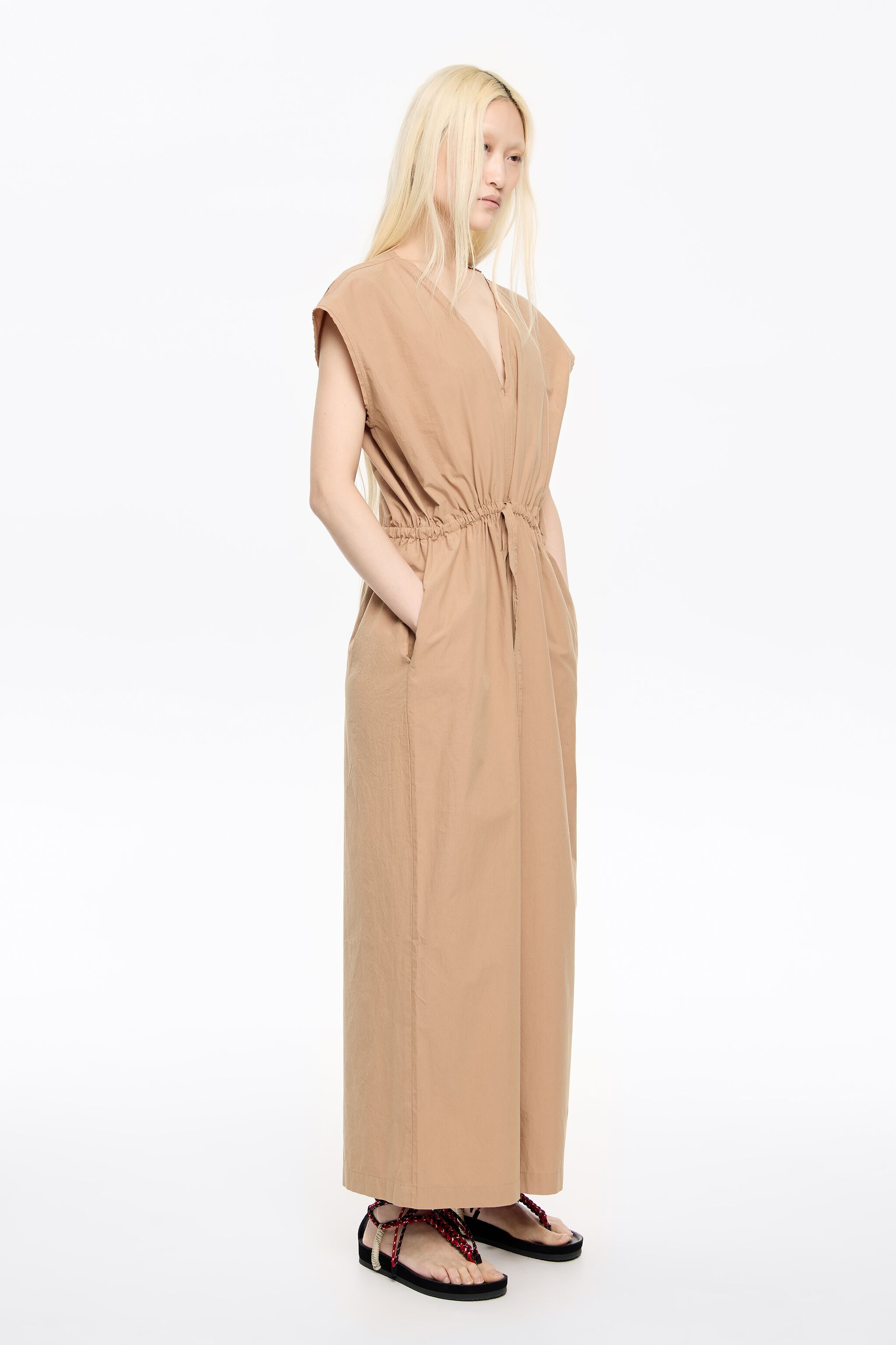 Camel jumpsuit