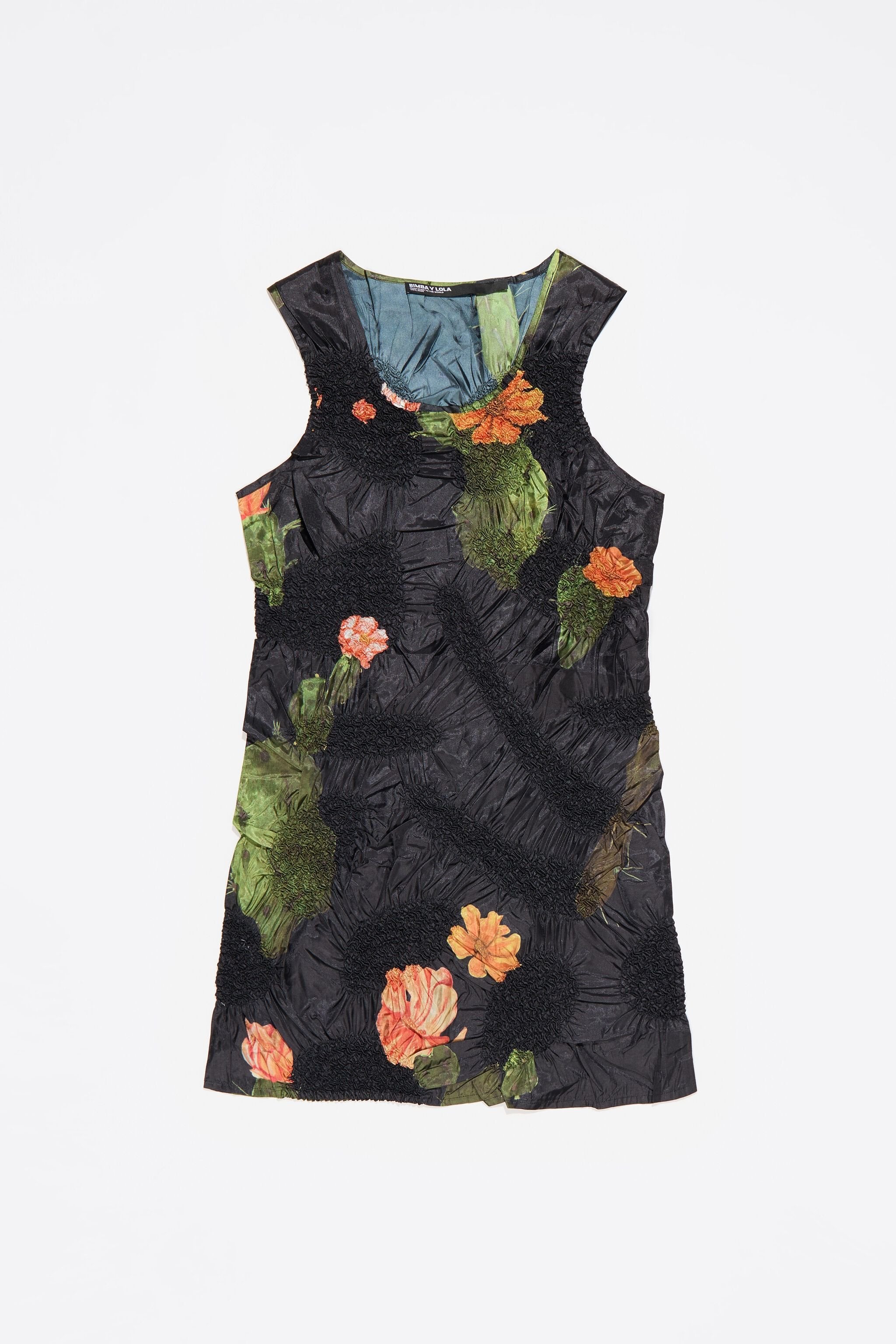 Black Cactus fitted mini dress
