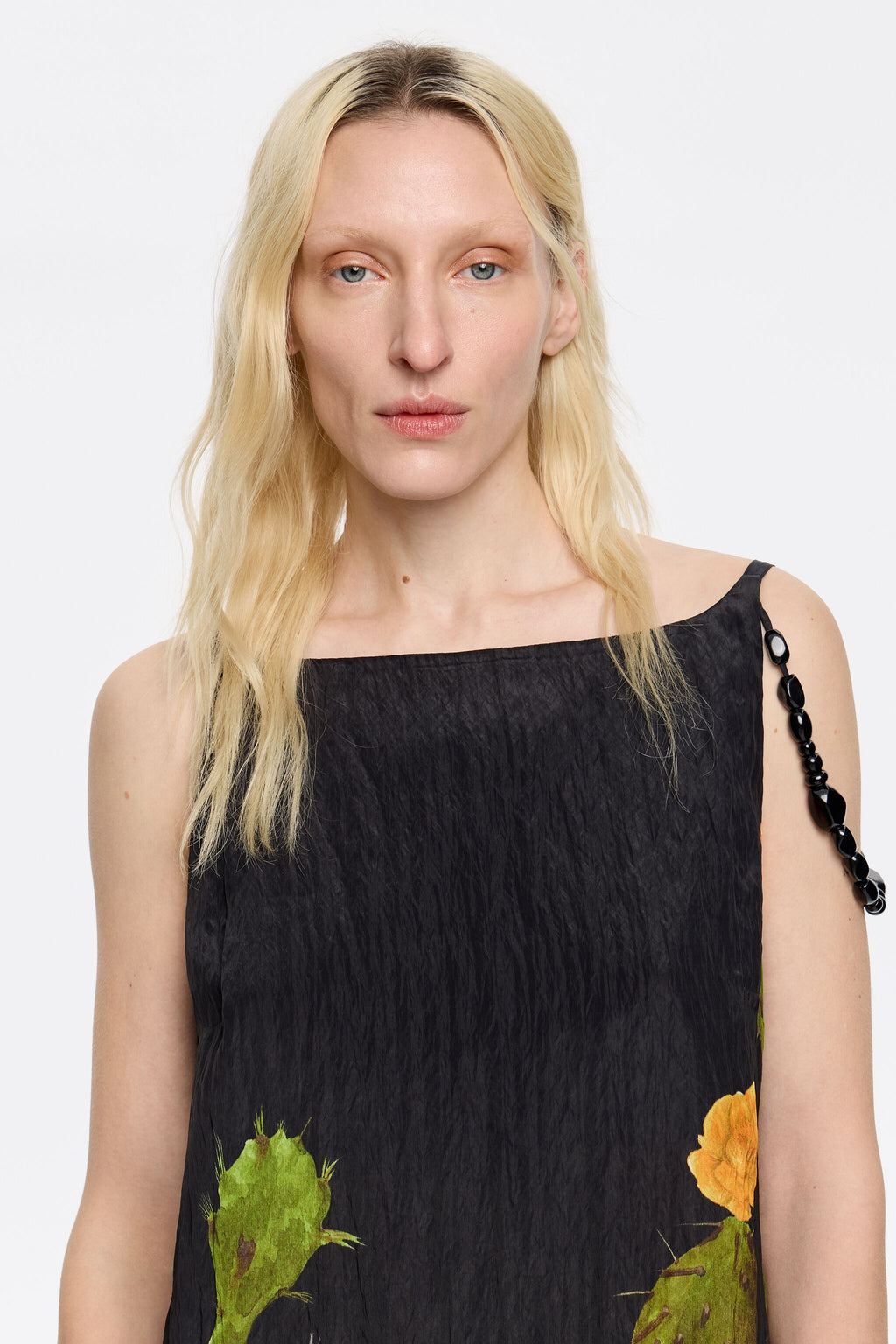 Black Cactus straight mini dress