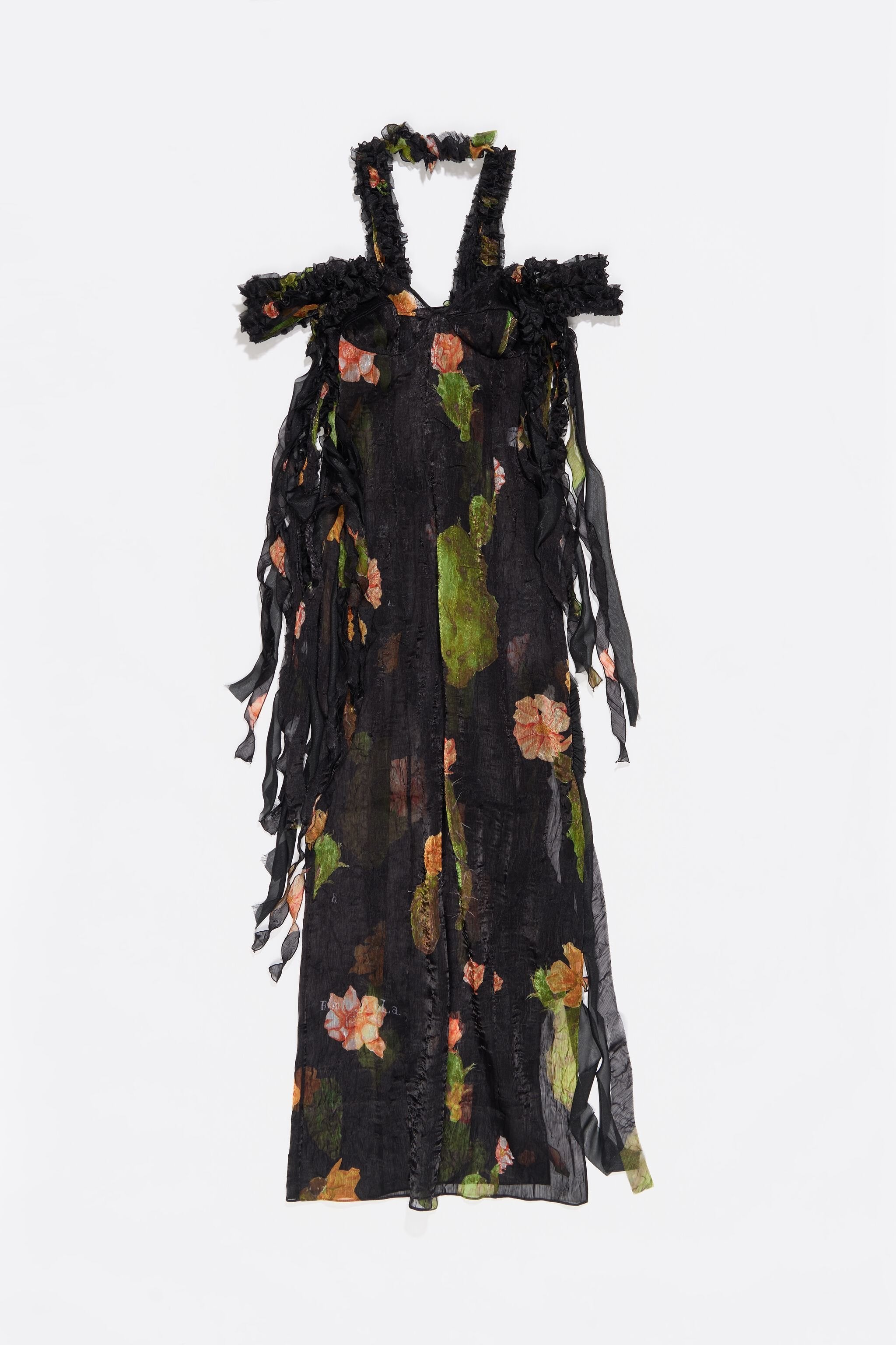 Long black Cactus dress