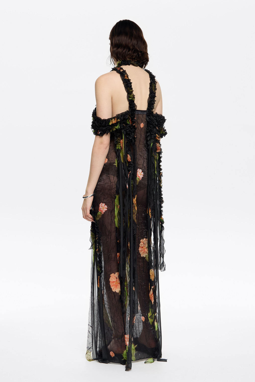 Long black Cactus dress