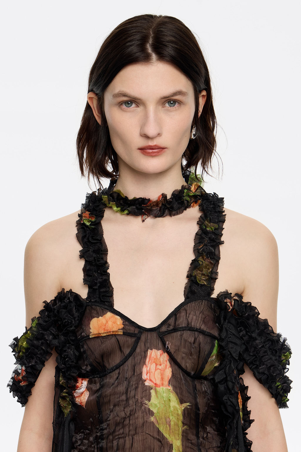 Long black Cactus dress