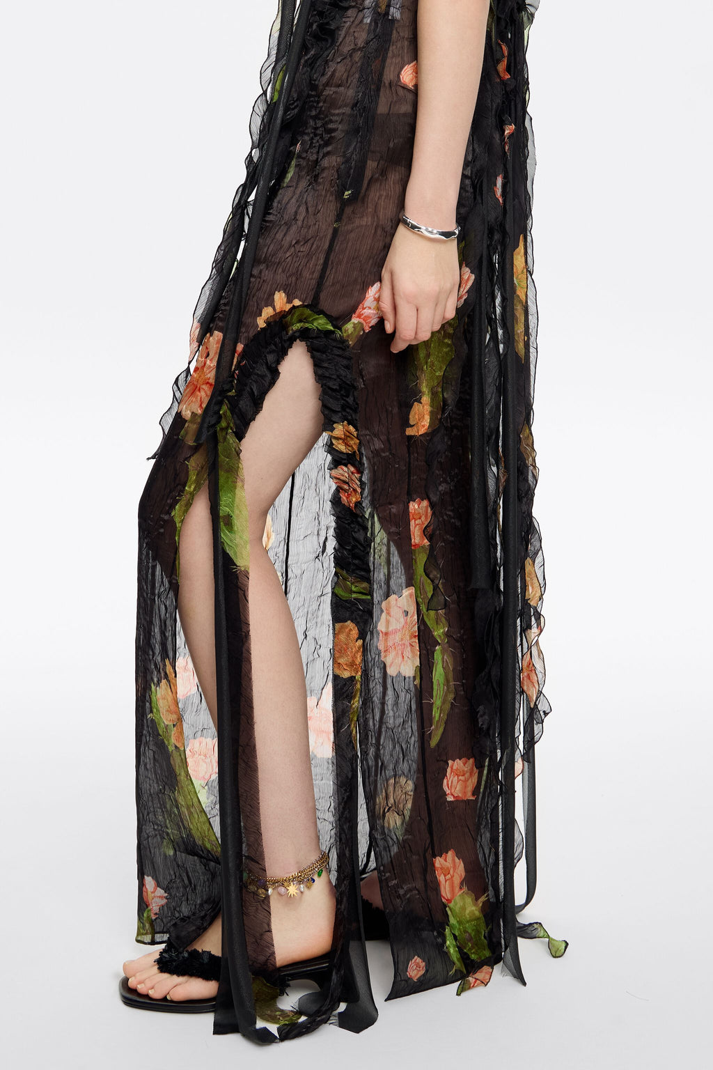 Long black Cactus dress