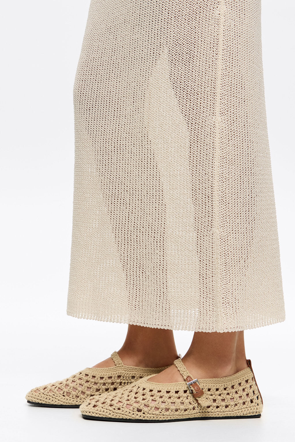 Ivory crochet ballerina