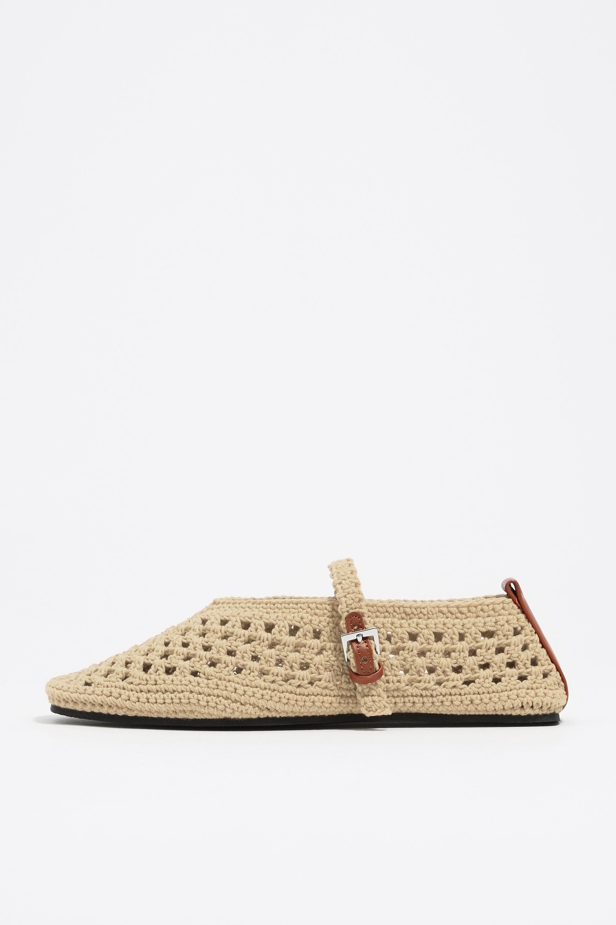 Ivory crochet ballerina