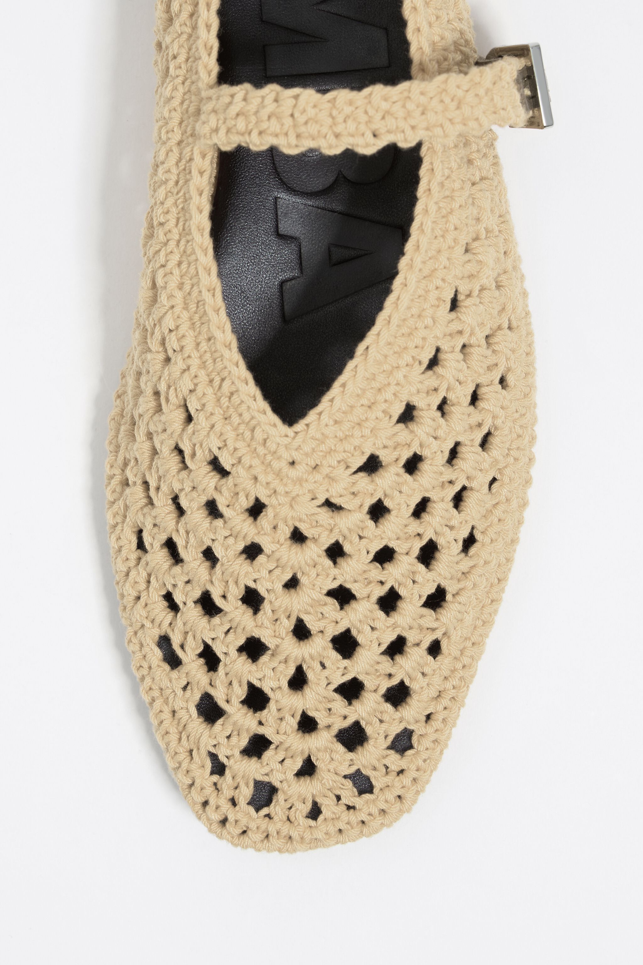 Ivory crochet ballerina