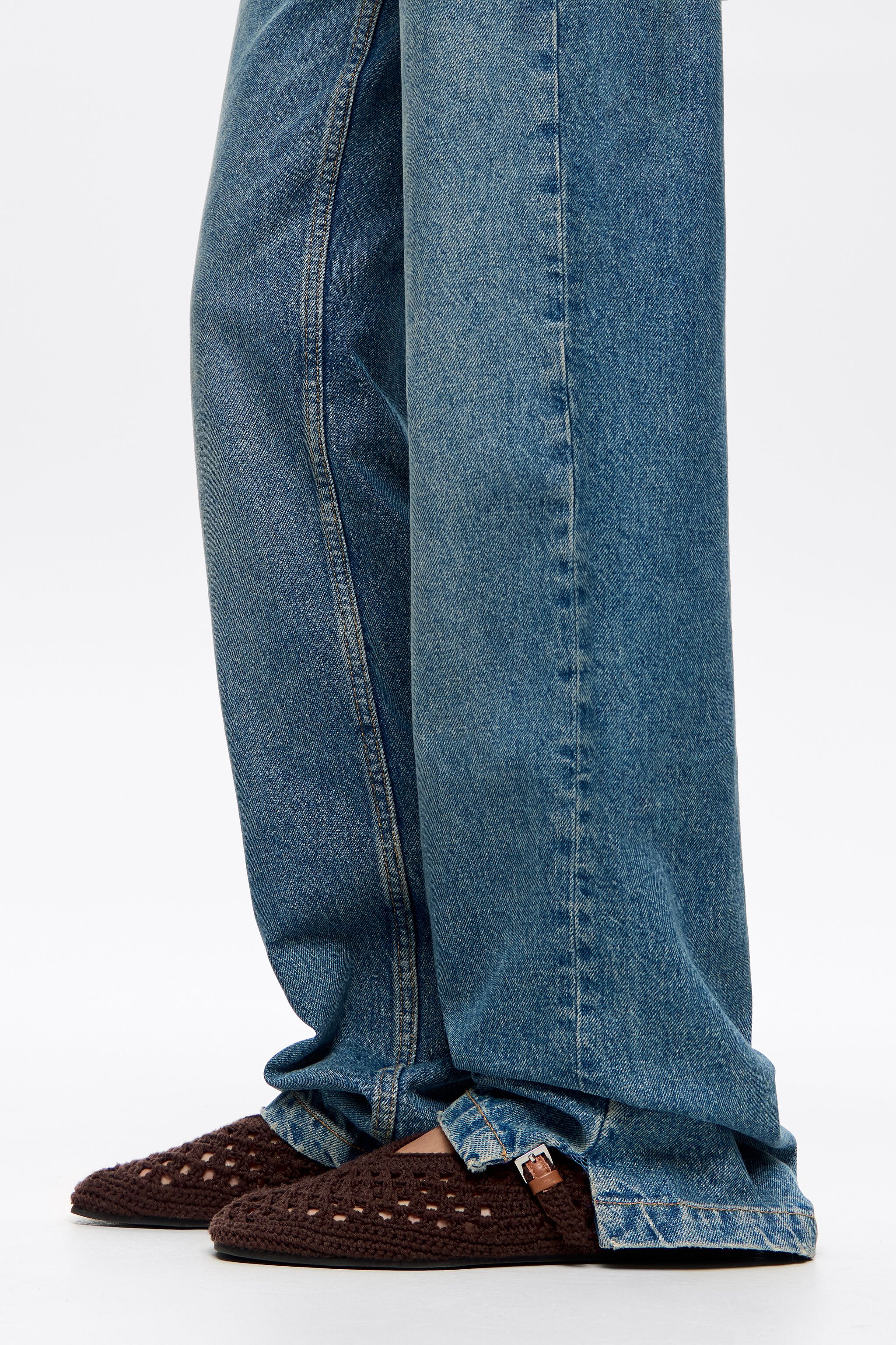 Chocolate crochet ballerina