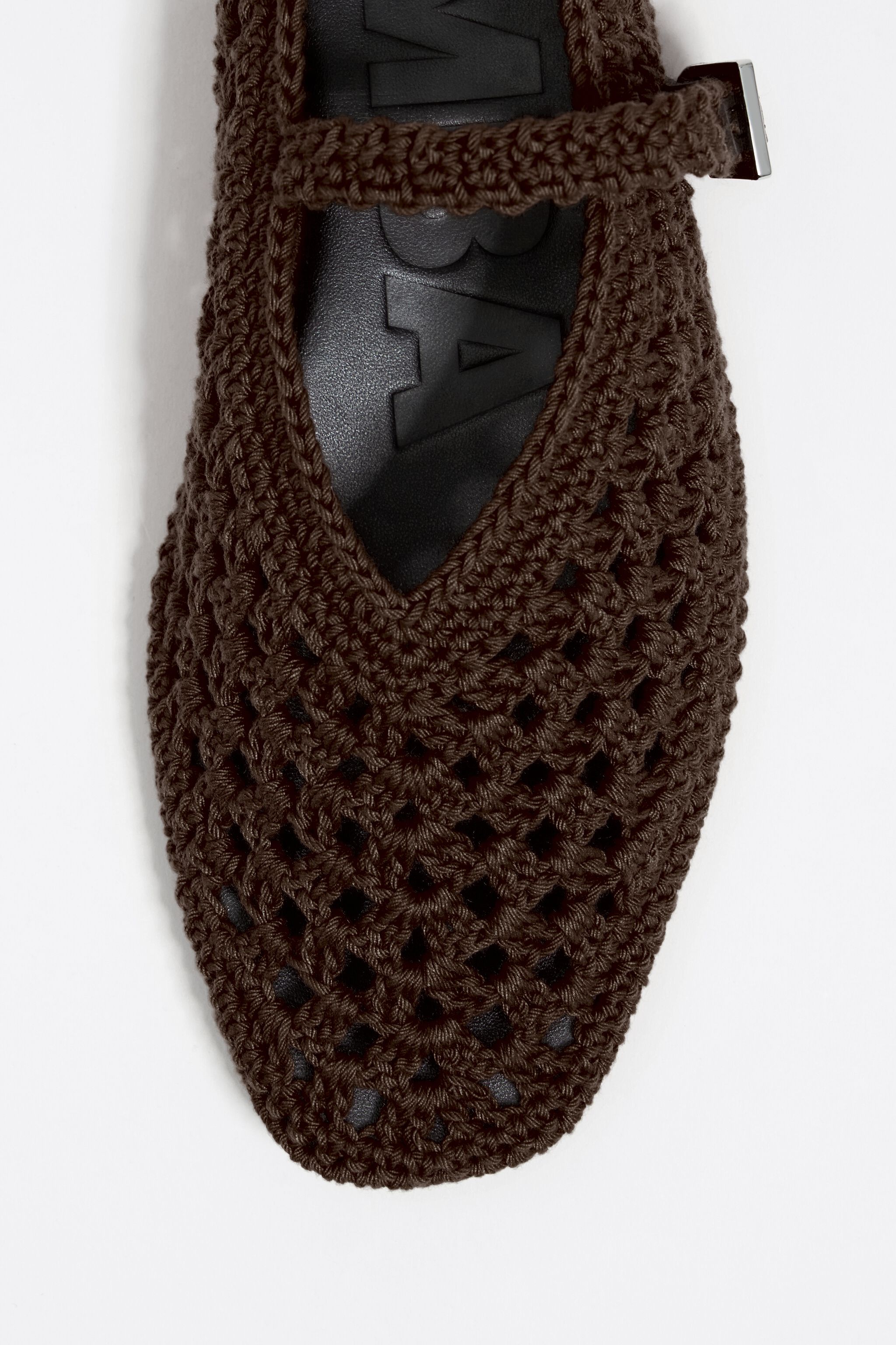 Chocolate crochet ballerina