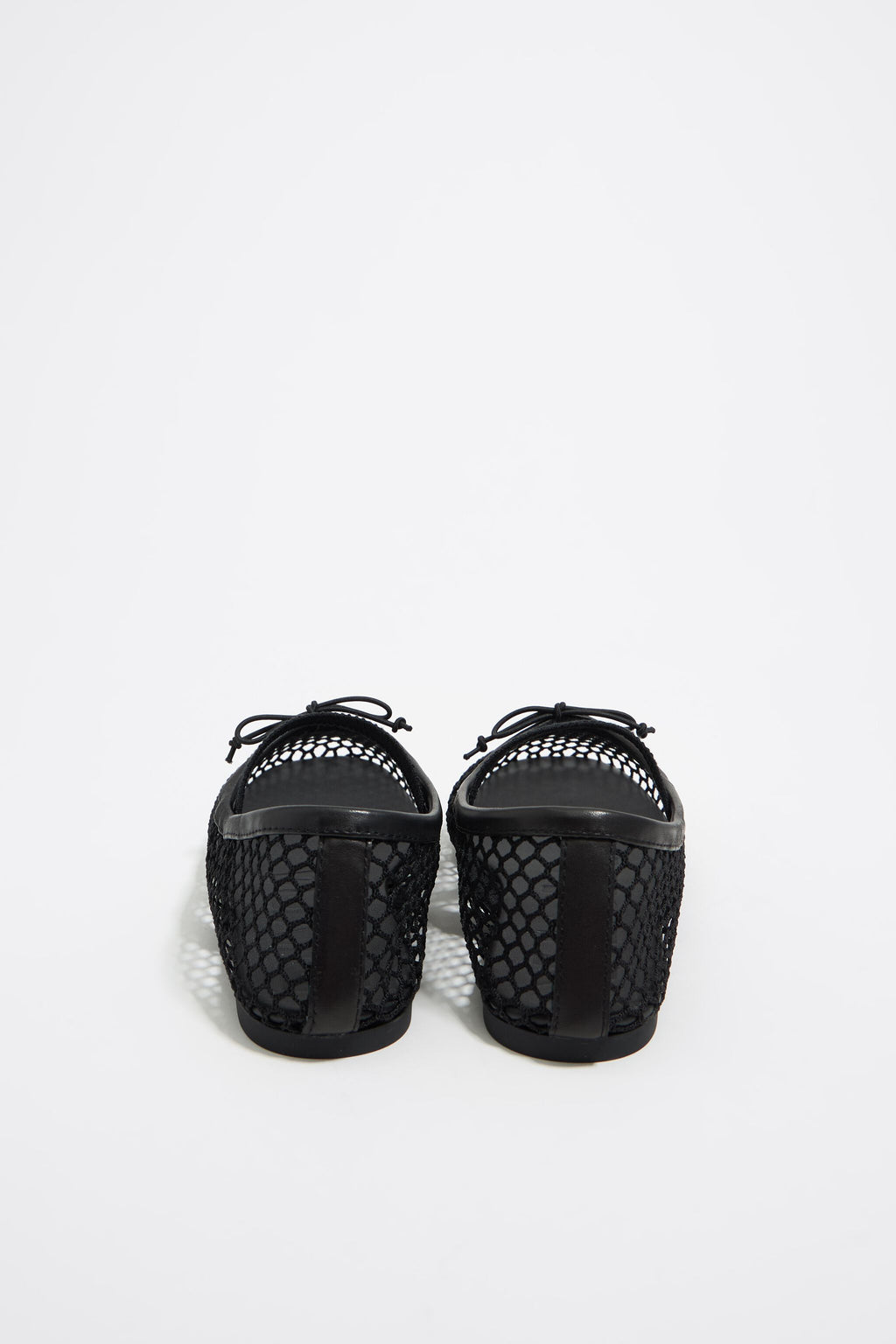 Black mesh ballerina