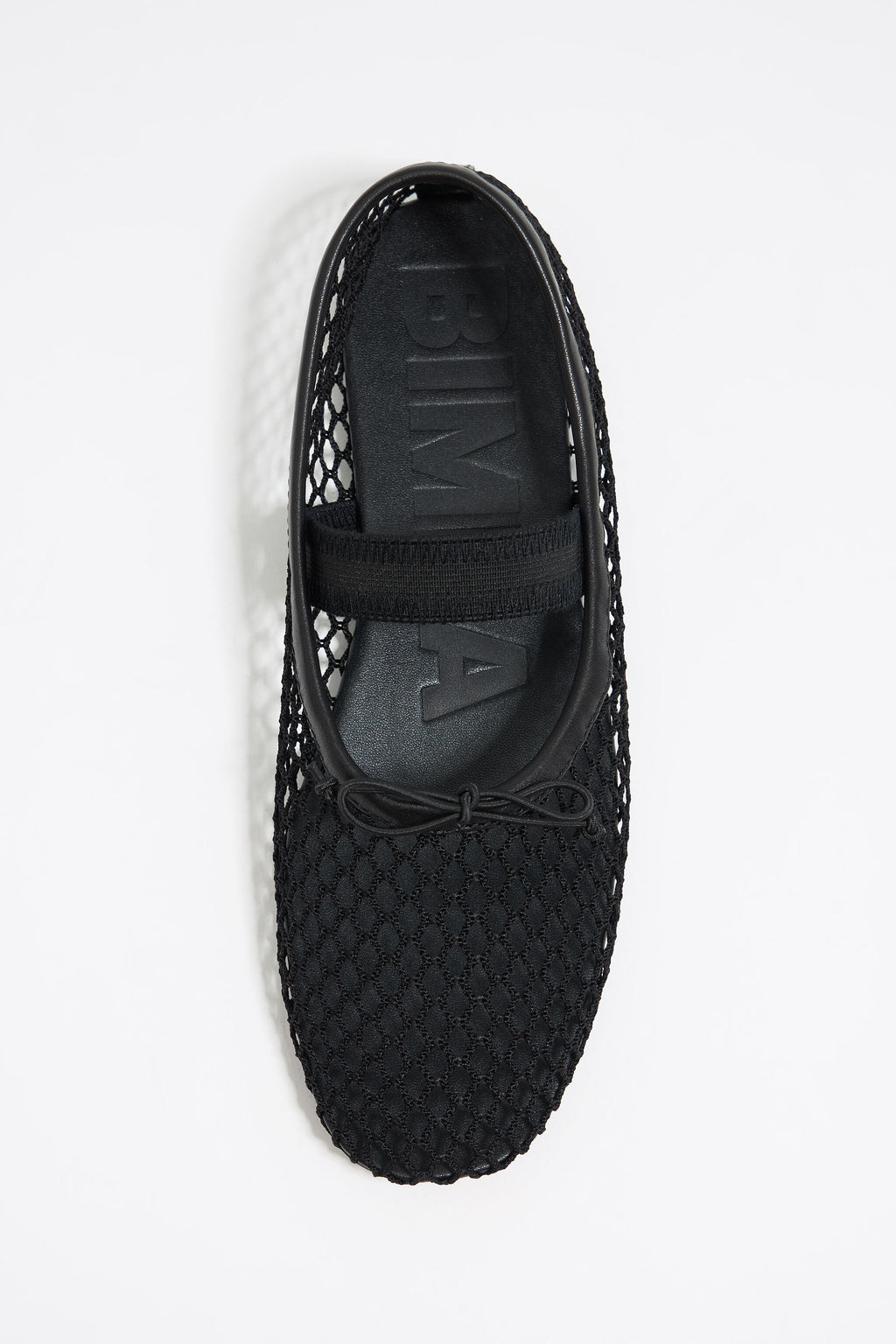 Black mesh ballerina