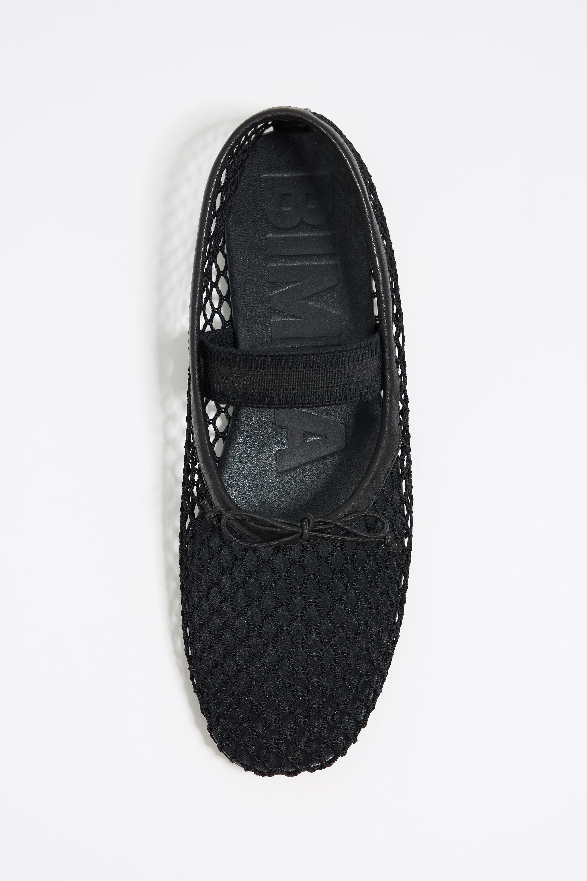 Black mesh ballerina